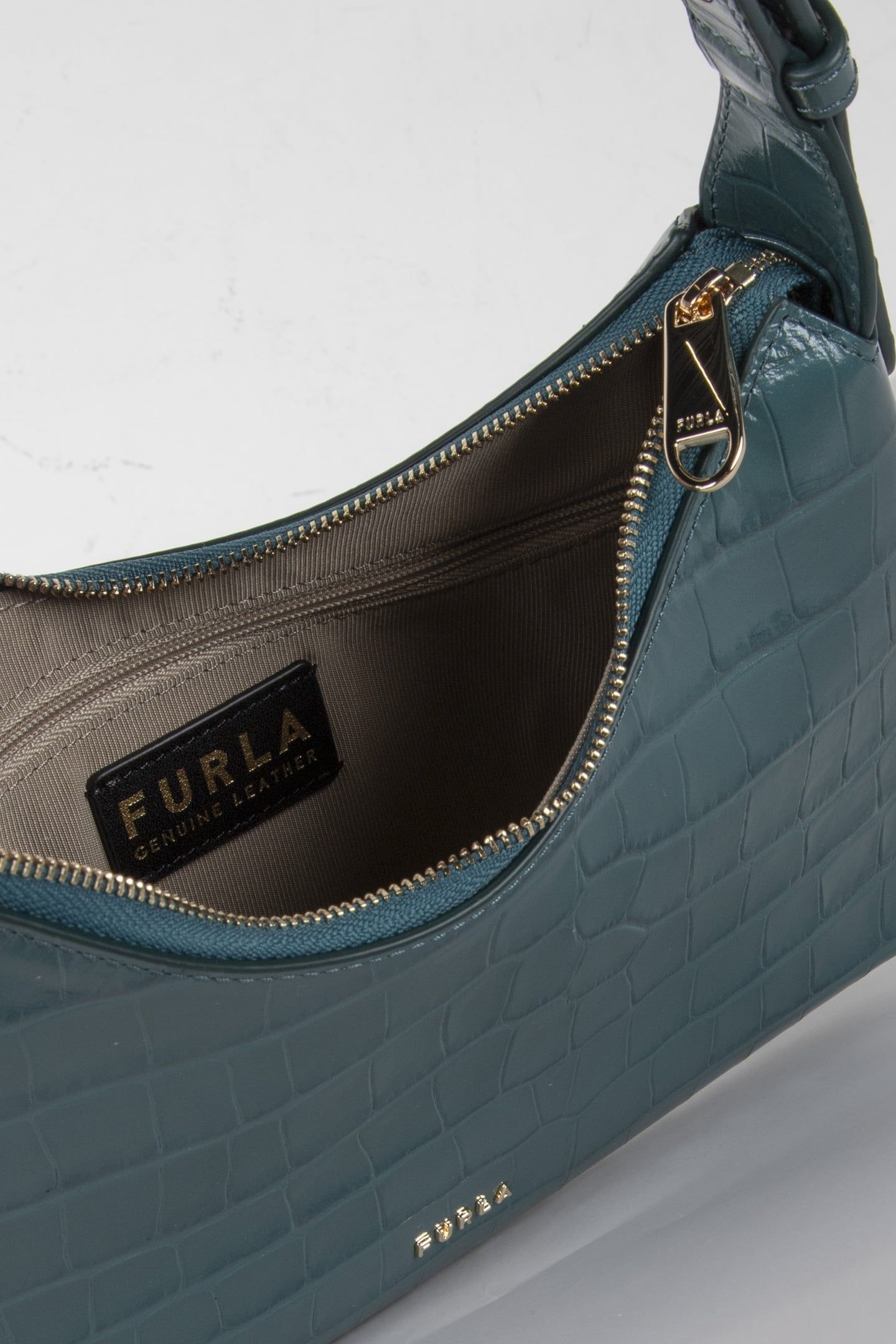 FEBE SMALL HOBO TEAL 5