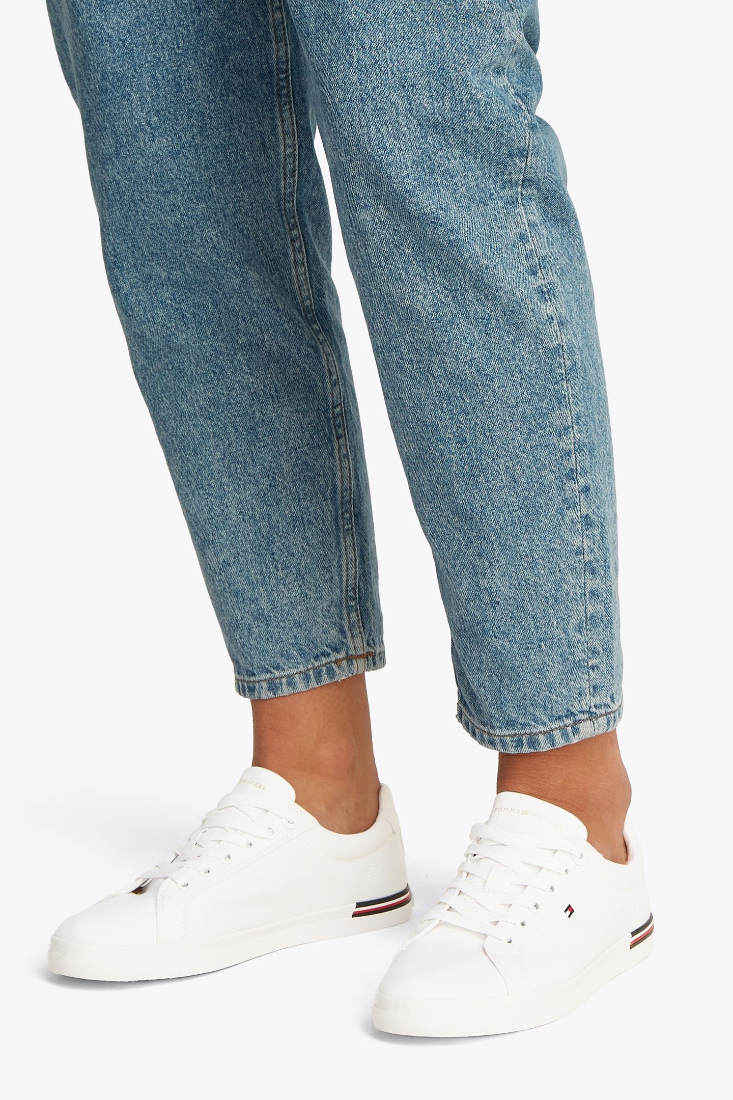 ESSENTIAL STRIPES SHOES WHITE 5