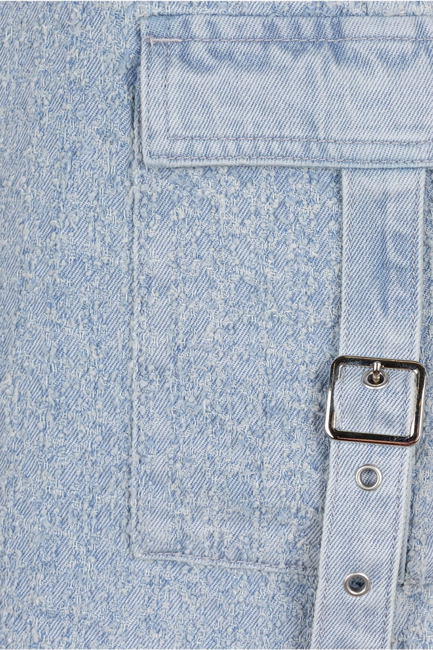 SKIRT JEANS DAMAGED LIGHT BLUE 8