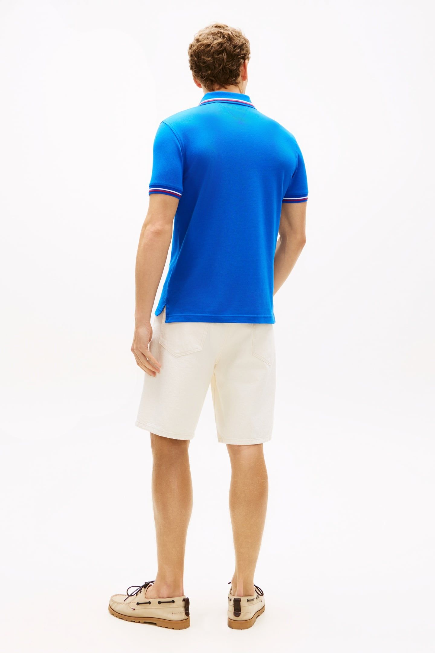 TIPPED SLIM FIT POLO REGAL BLUE 3
