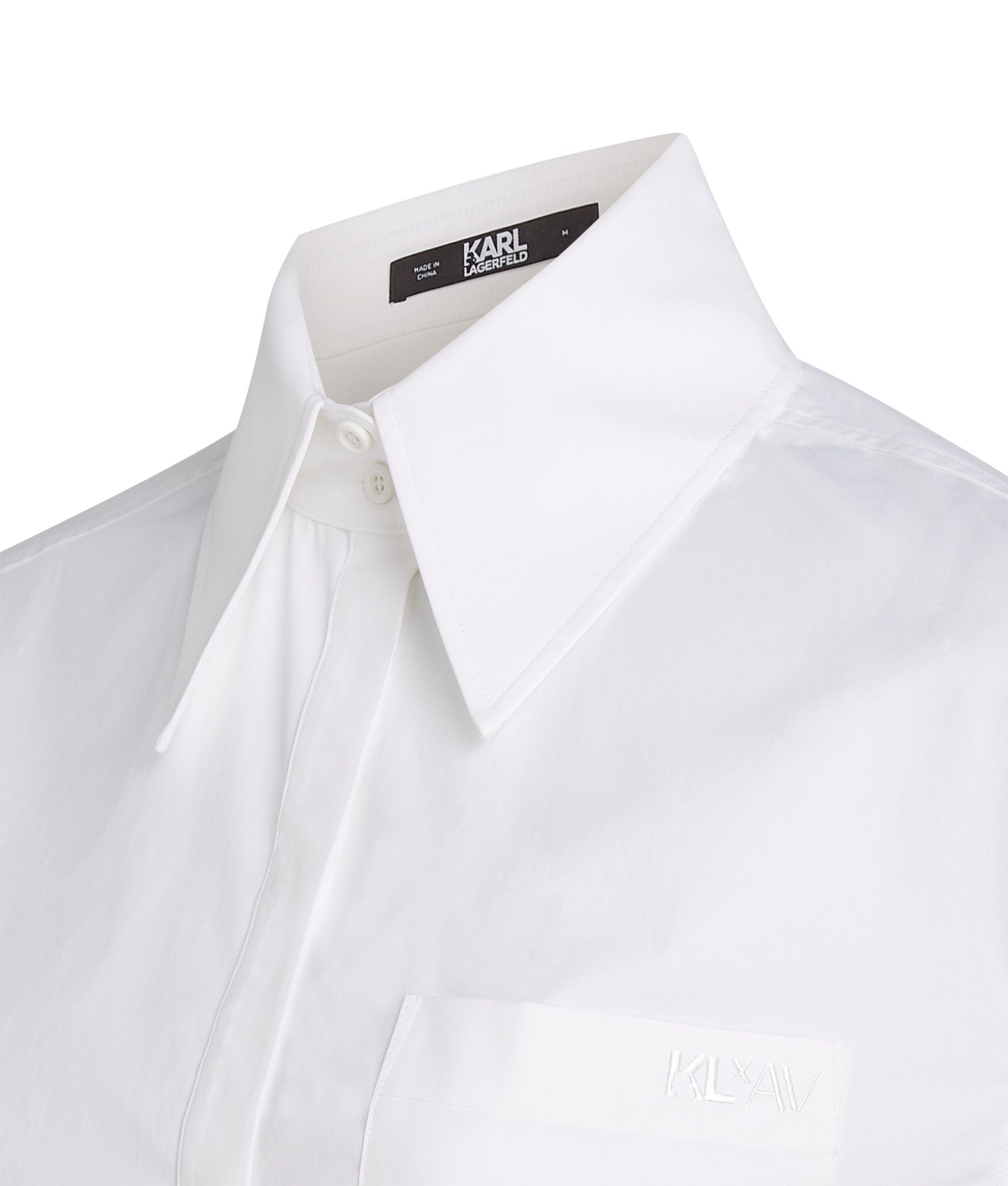 KLXAV POPLIN SHIRTDRESS WHITE 8