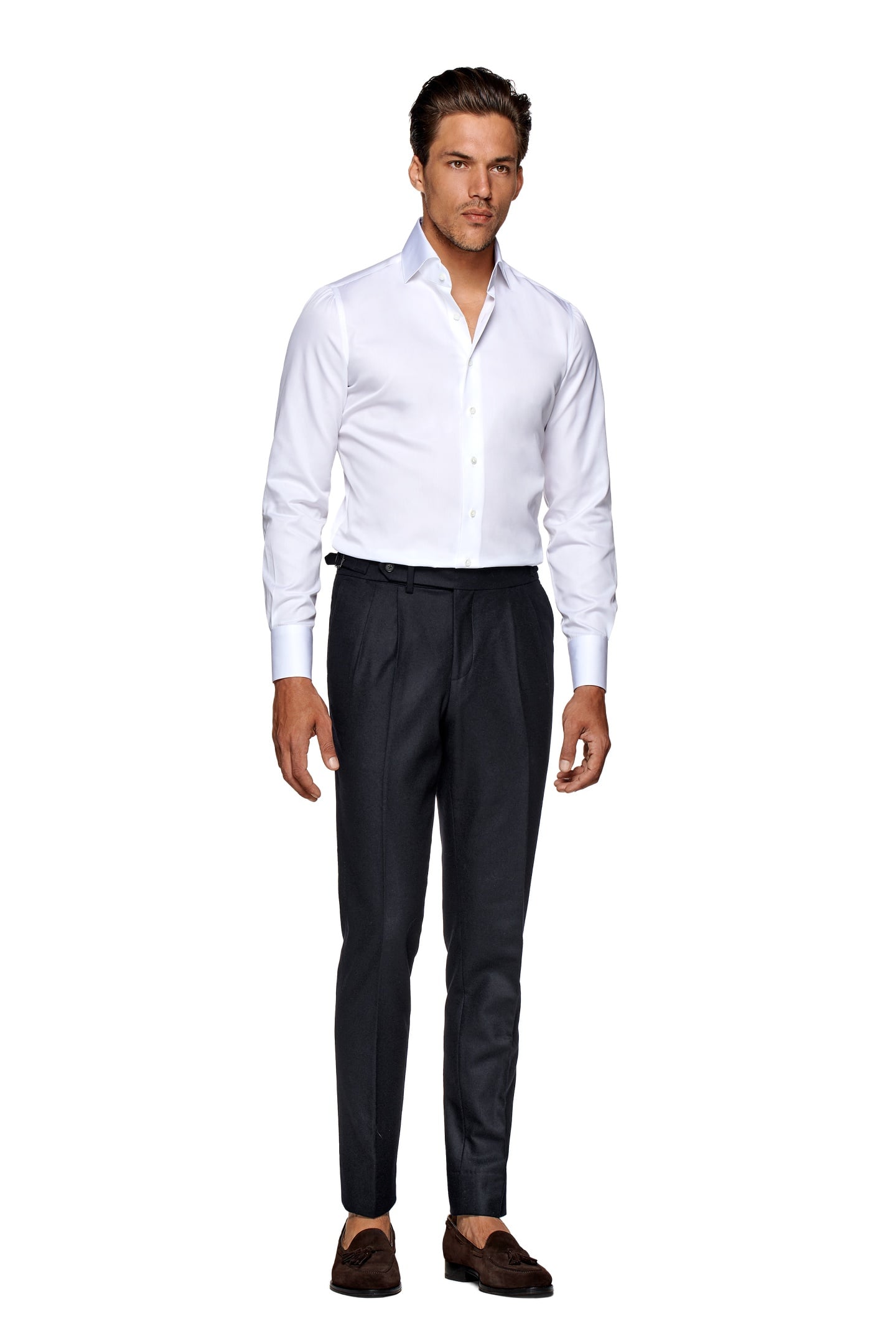 LUXURY WIDESPREAD FORMAL SHIRTS WHITE 1