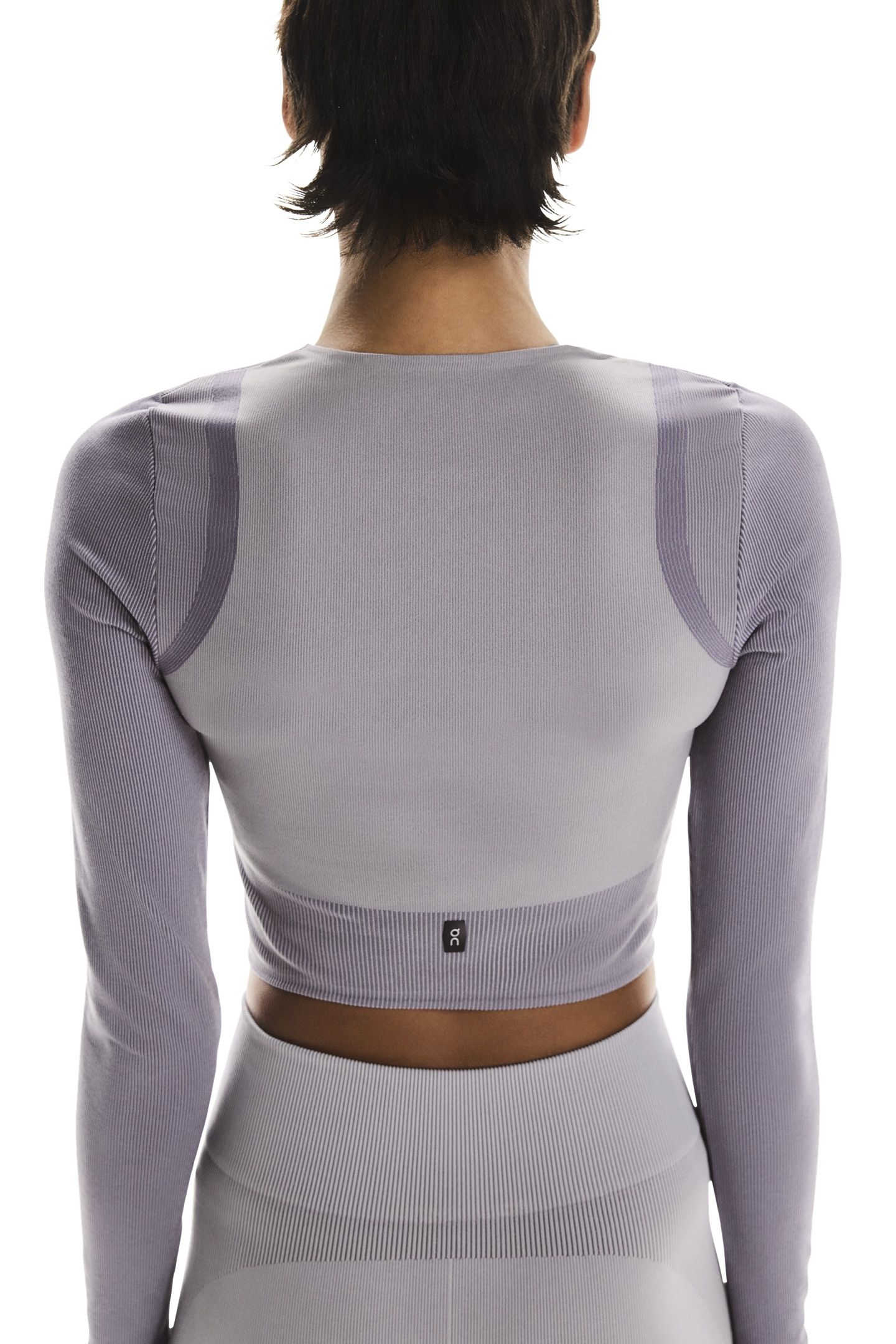 STUDIO KNIT LONG-T CROP 1 LILAC | COSMOS 2