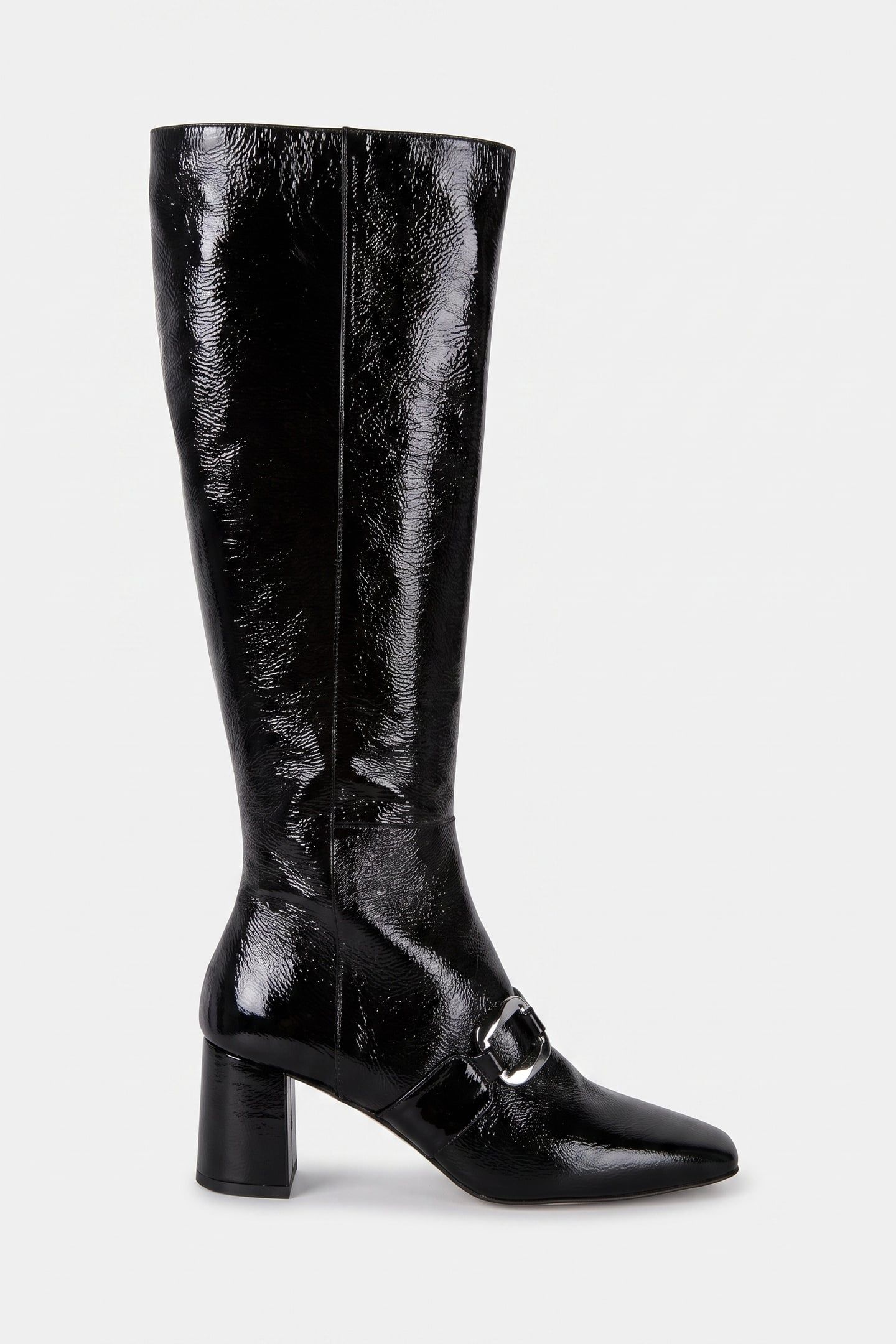 GIGI OLOID BLOCK HEEL BLACK 1