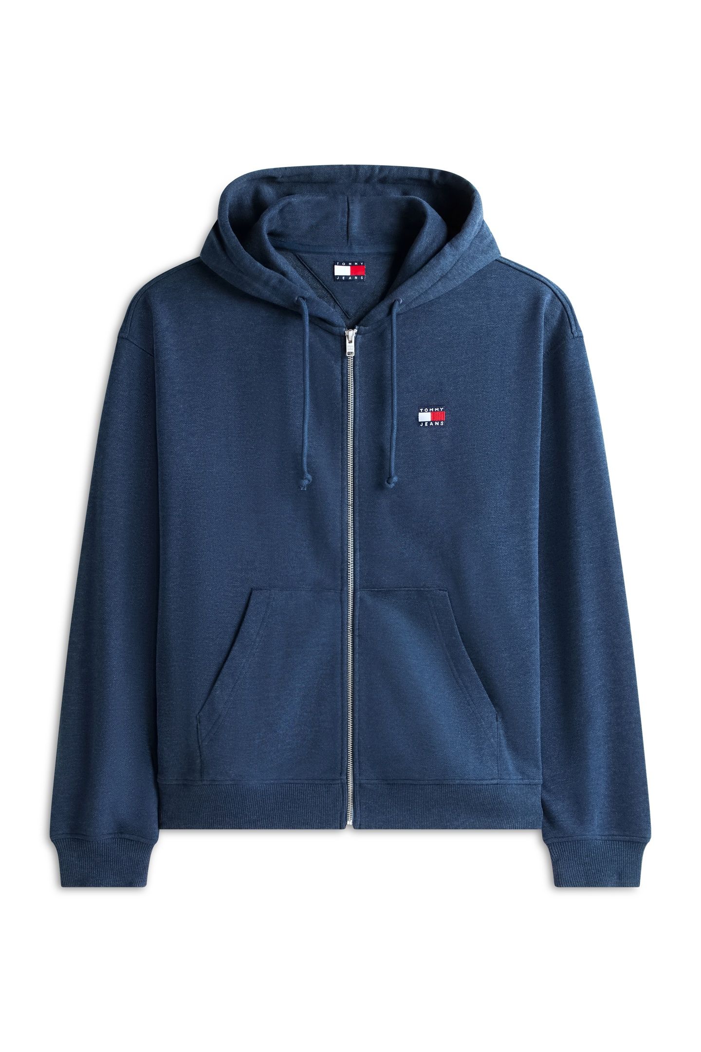 90S BADGE ZIP-THRU HOODIE DARK NIGHT NAVY 4