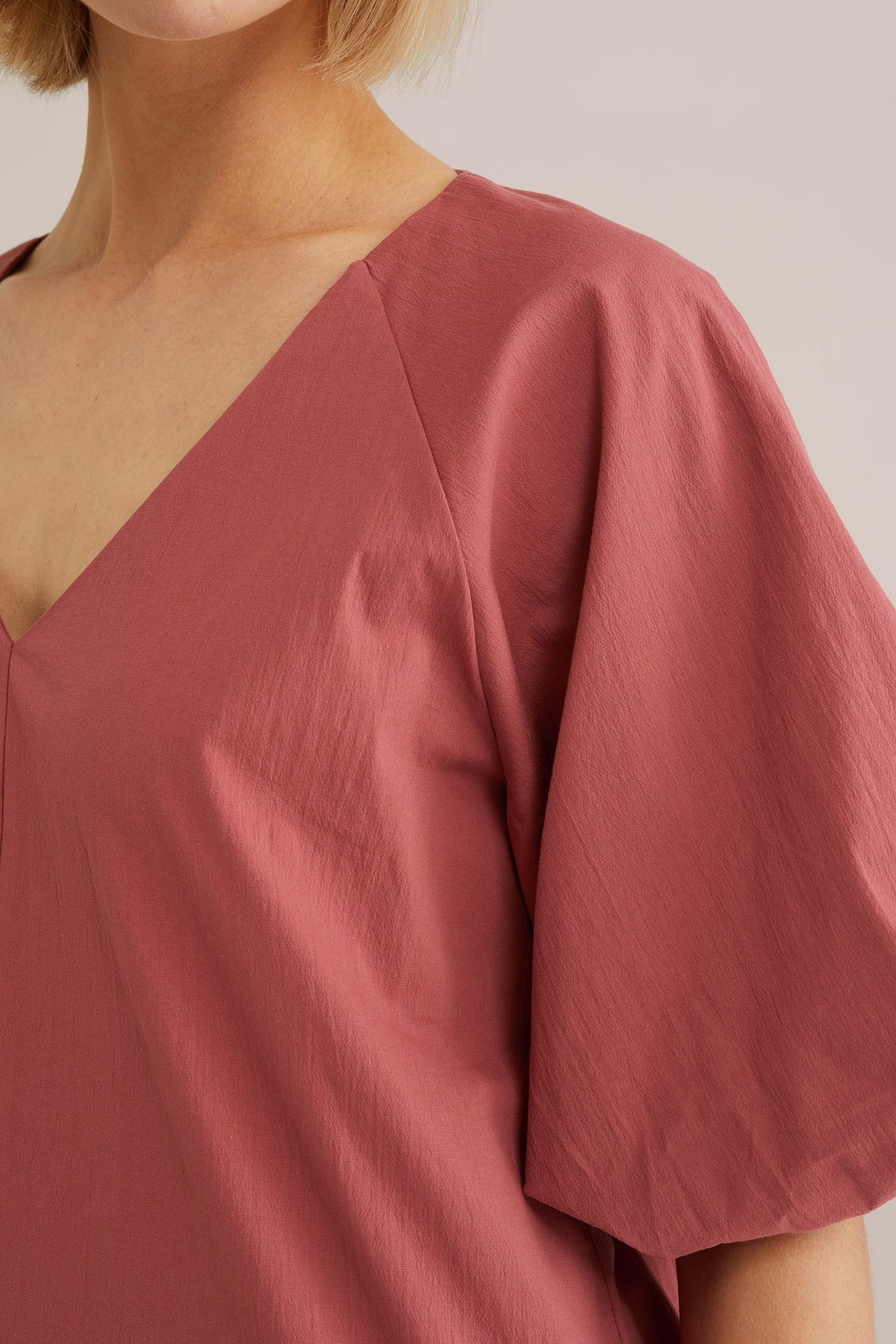 DRESS SHORT SAFFRON RED 6