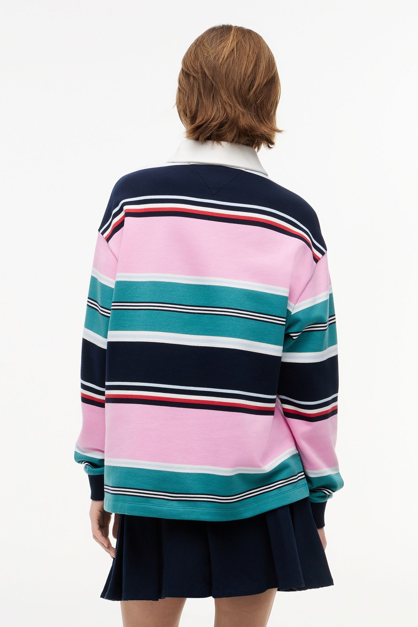 RELAXED MULTI STRIPE PINK DAISY/MULTI STRIPE 3