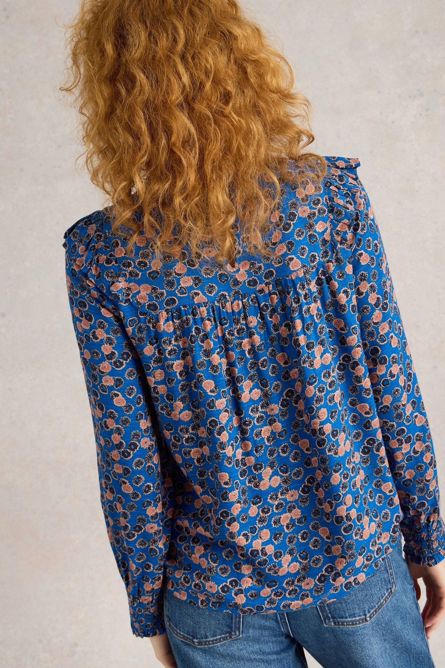SYLVIE TOP BLUE PRINT 3