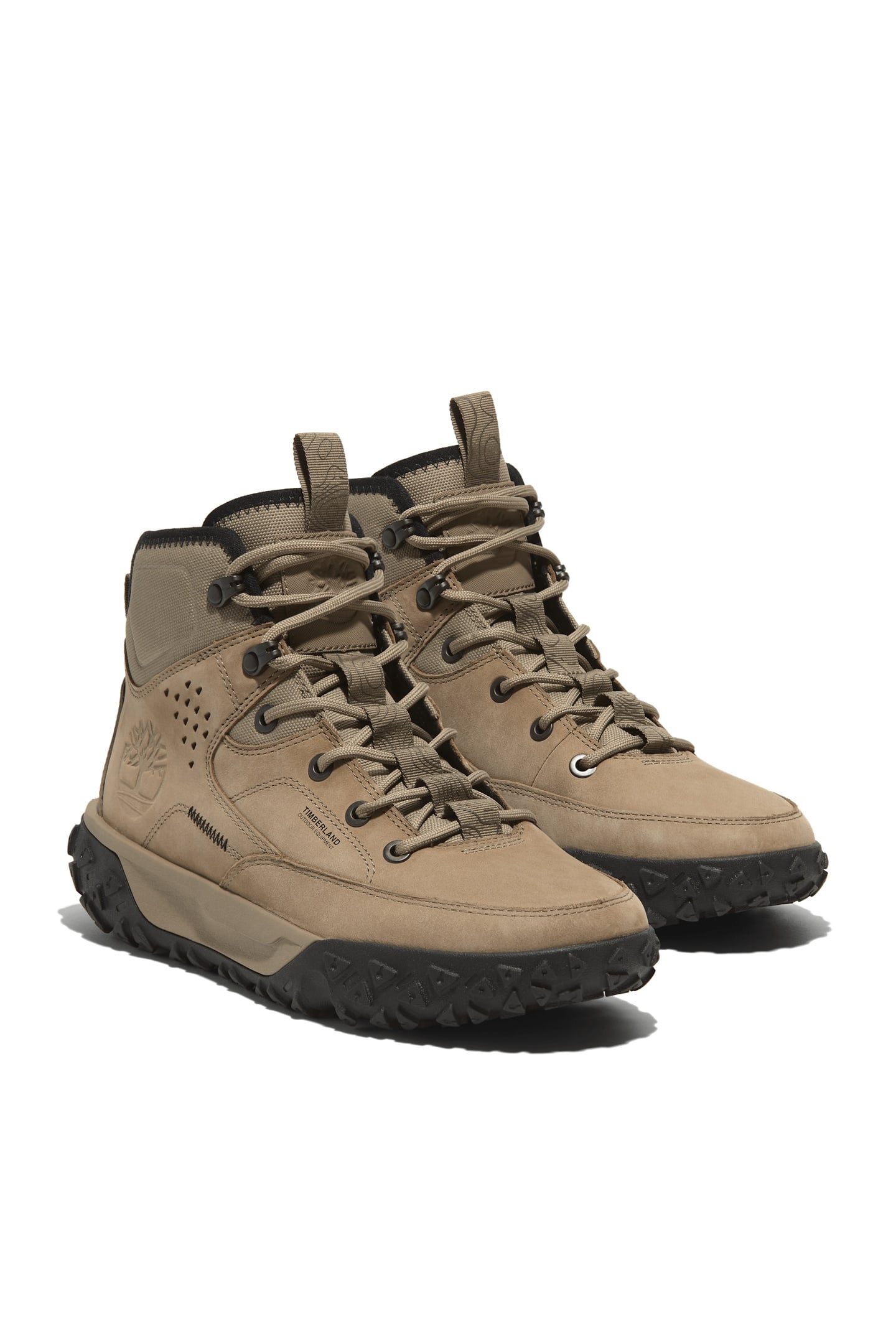 GREENSTRIDE MOTION 6 MID LACE UP HIKING BOOT MEDIUM BEIGE NU 4