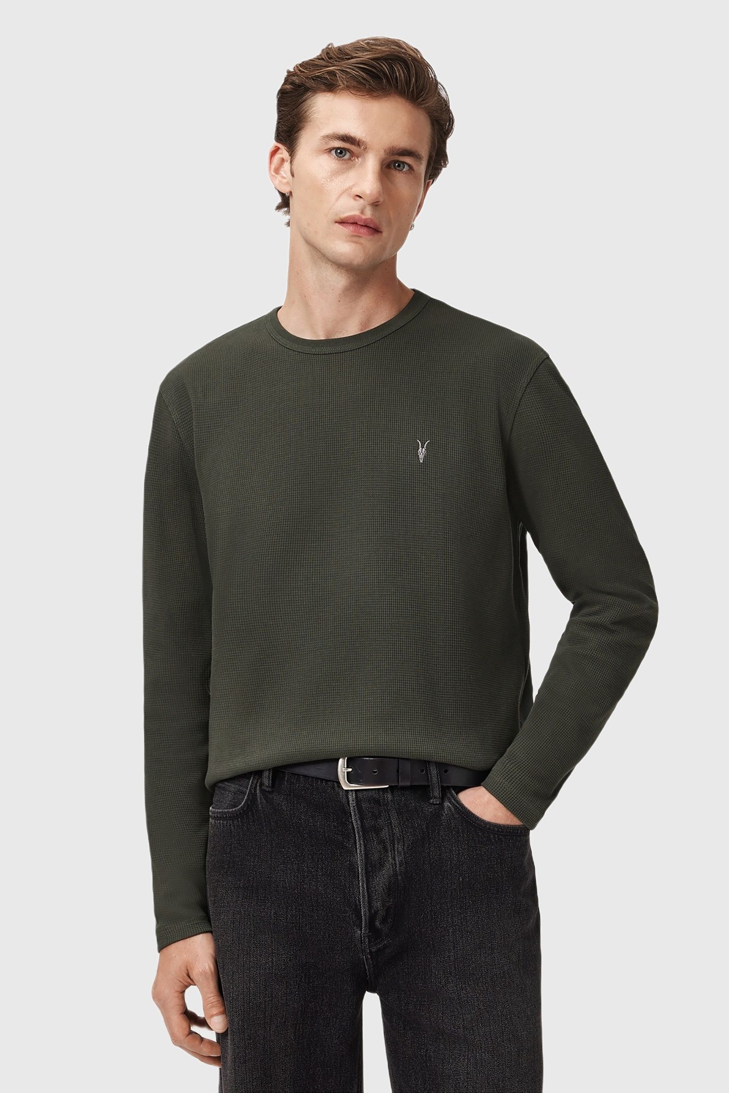 ELLIS LS CREW DUFFEL GREEN 2
