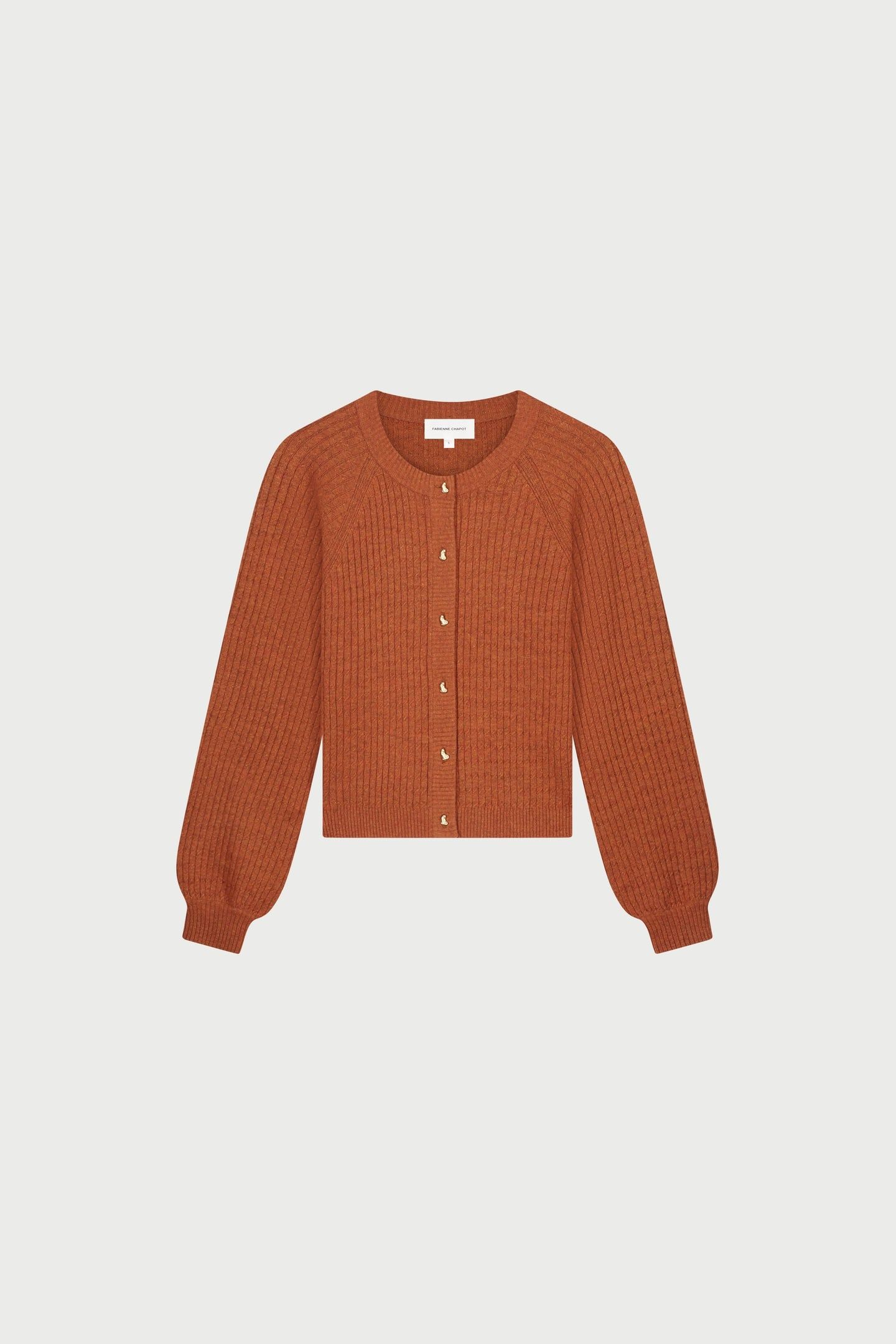 CHARLOTTA CARDIGAN BURNT SUGAR 4