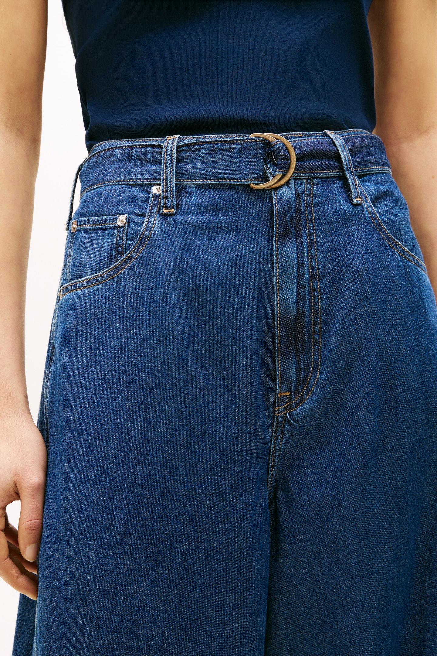 DENIM HIGH RISE LOOSE BALLOON 5