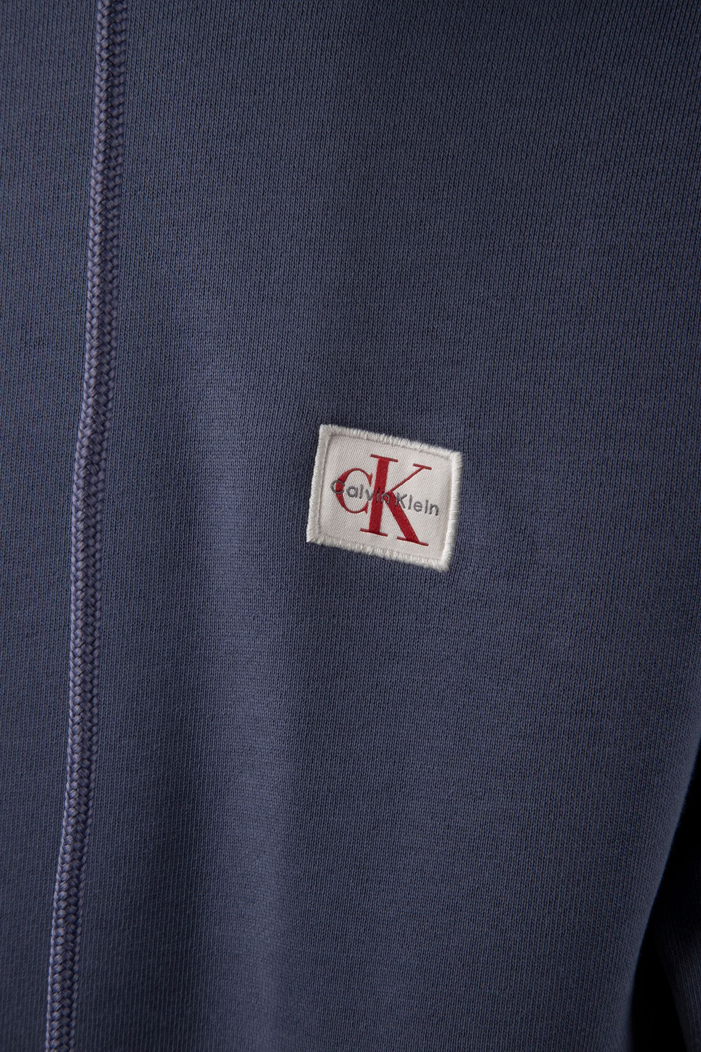 CLASSIC LONG SLEEVE 350GSM TERRY WOVEN LABEL BLUE NOMAD 4