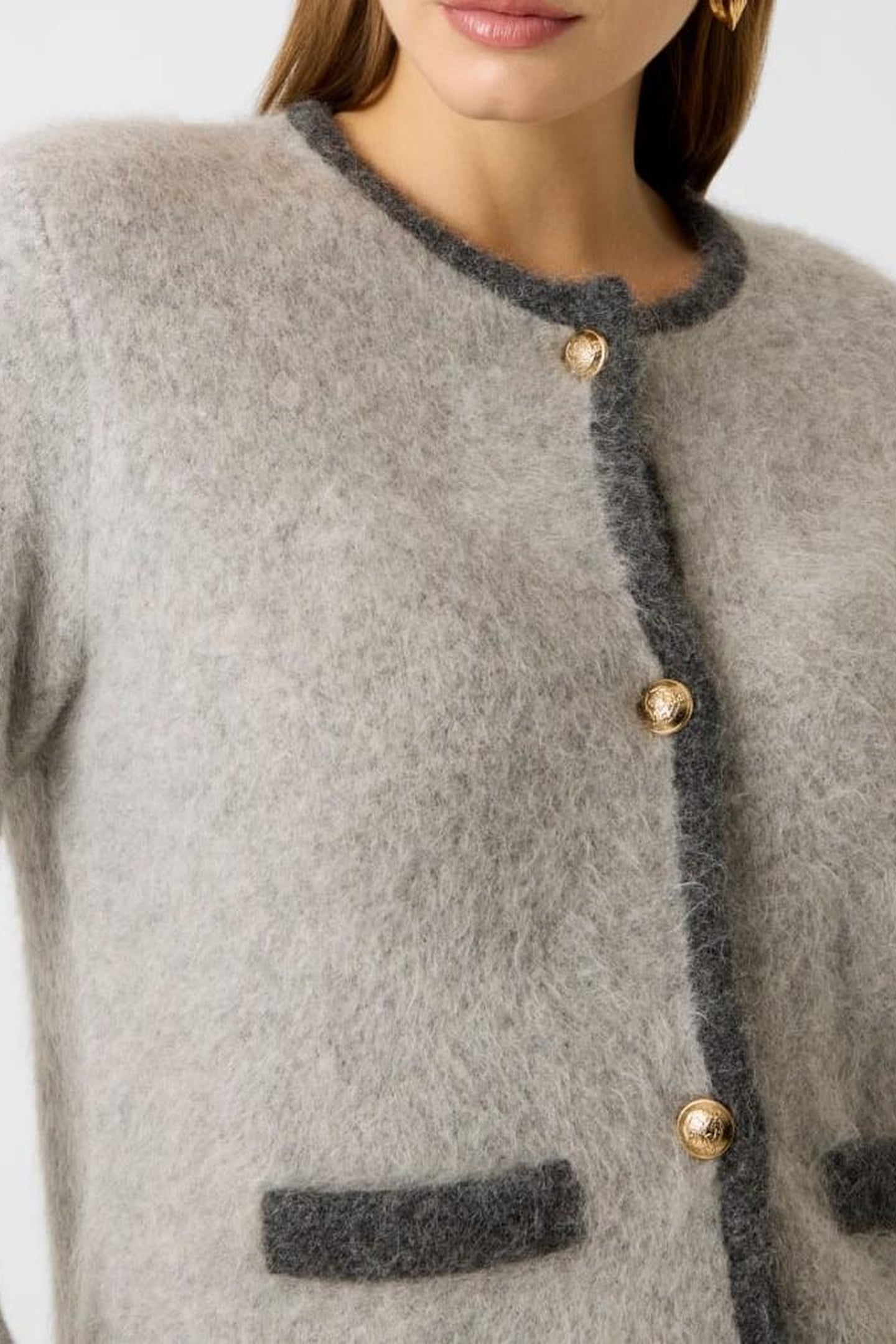 AGNES JACKET SWTR MARBLE HEATHER 7