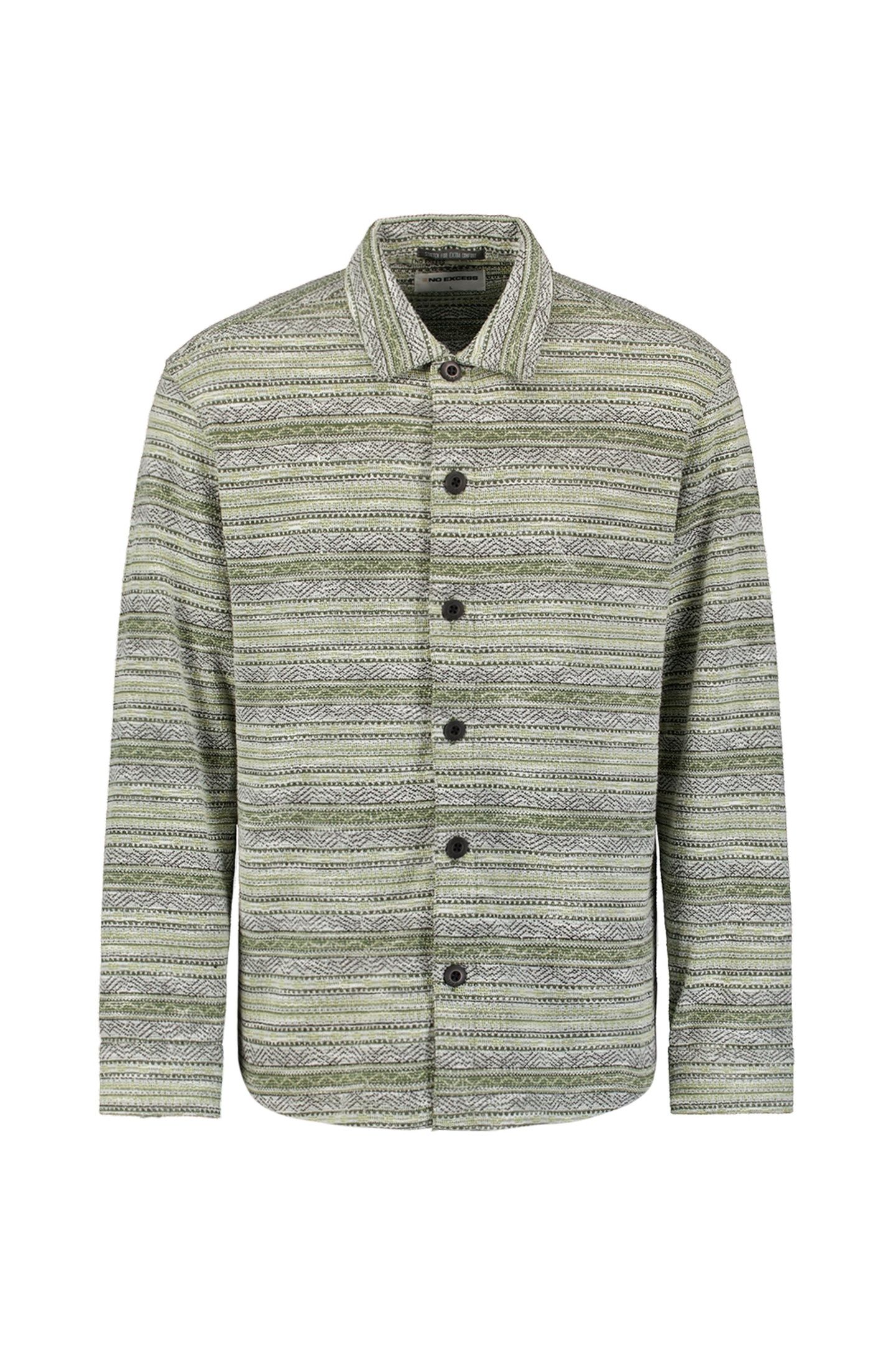 SHIRT JERSEY JACQUARD DARK GREEN 4