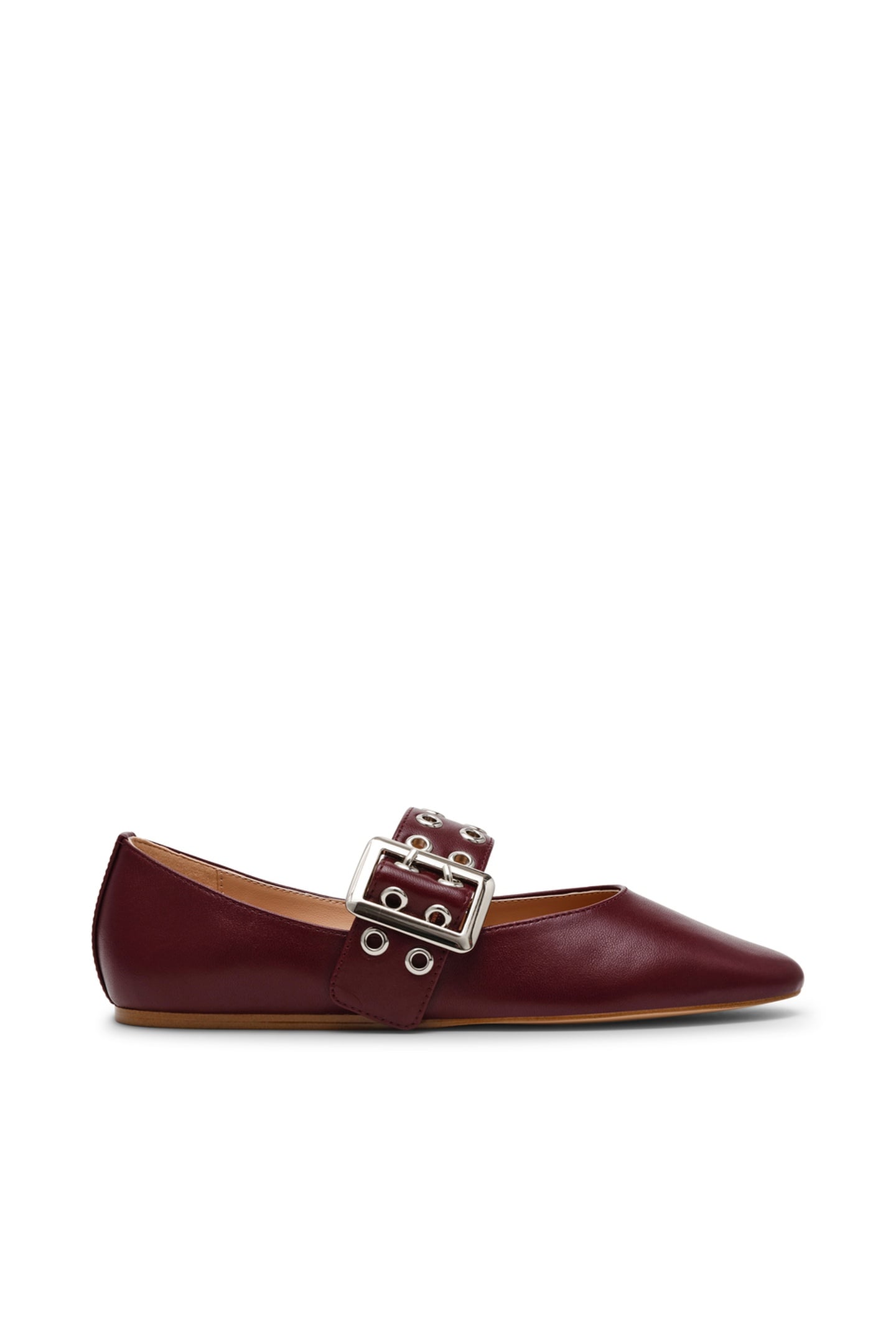 ATLANTICA FLAT SHOES CHERRY LACQ LEATHER 1