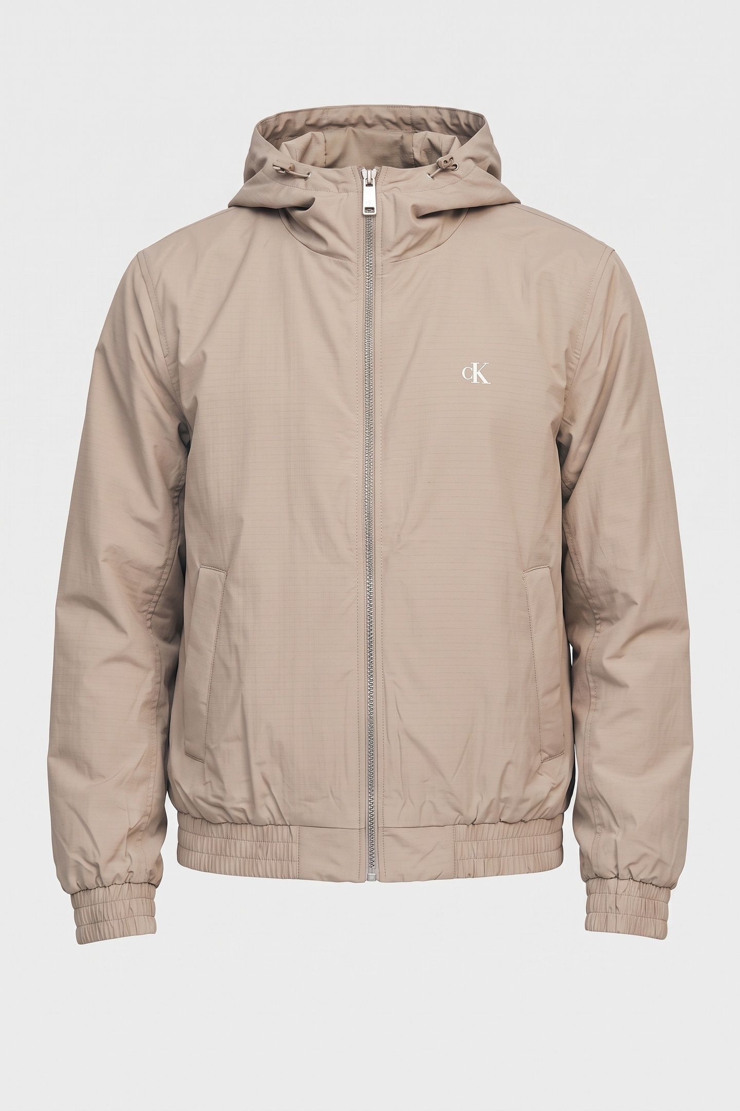 LONG SLEEVE HOODED RIPSTOP HARRINGTON VINTAGE KHAKI 3