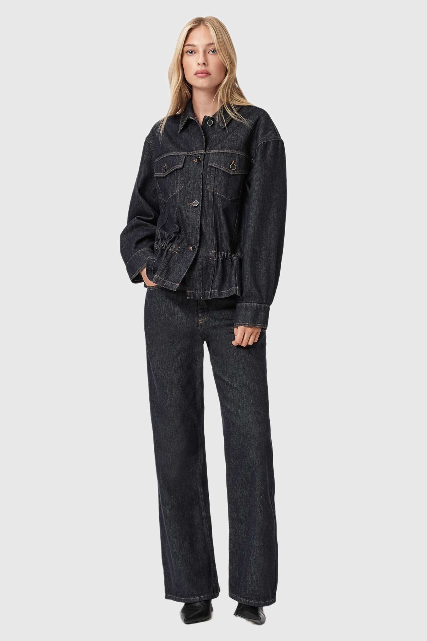 EMBER BOOTCUT JEAN RAW INDIGO BLUE 2
