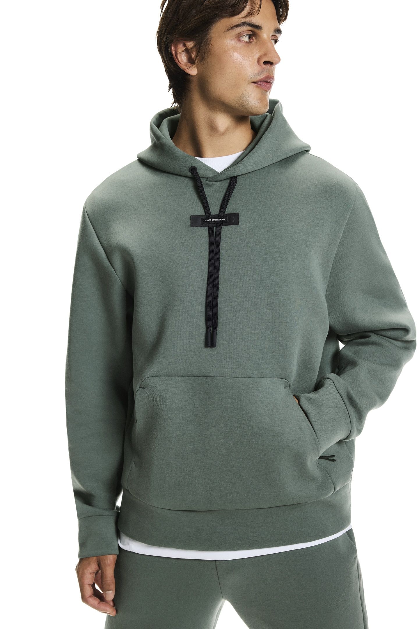 FOCUS TECH HOODIE 1 OLIVE 2