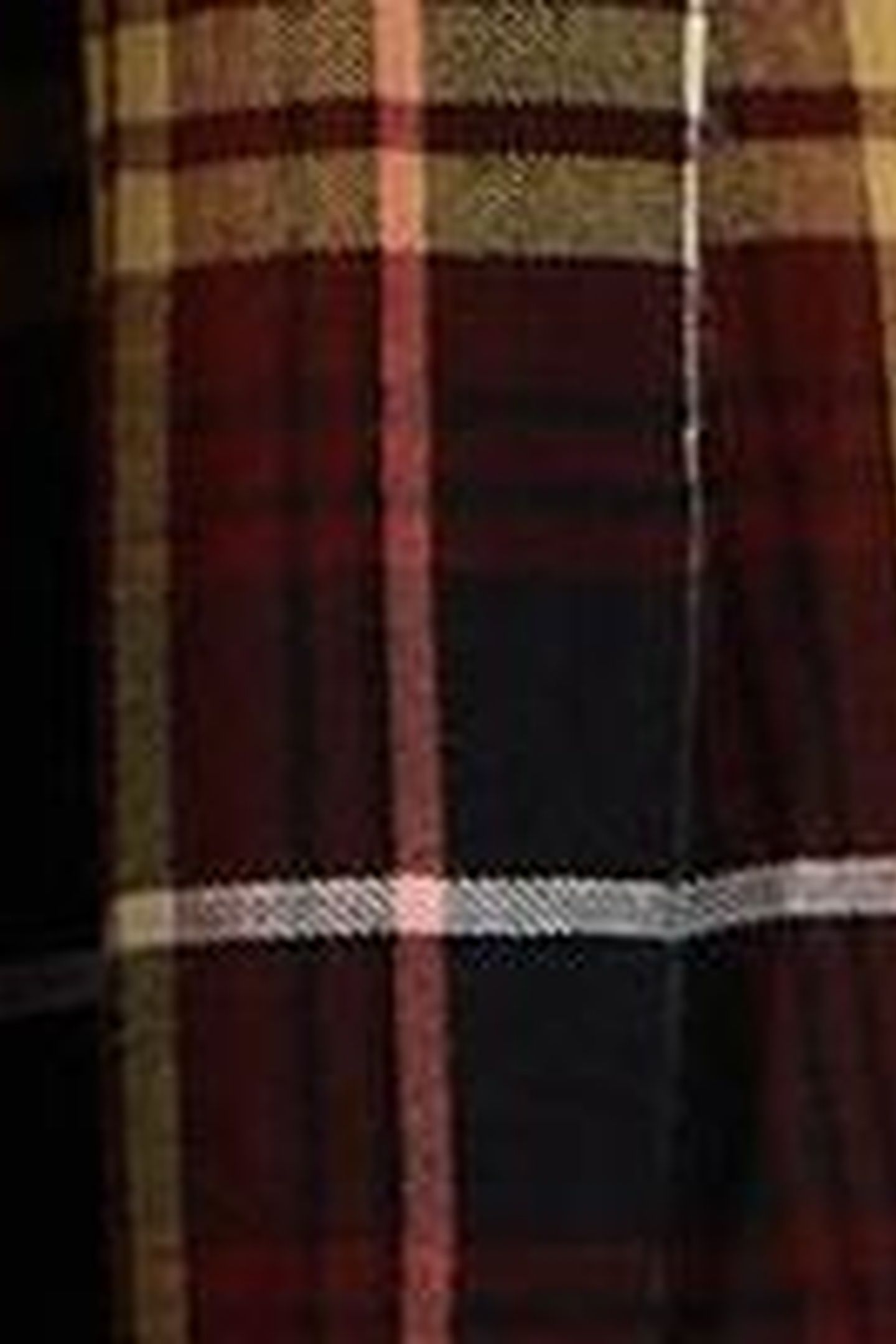 ROSA CHECK MIDI DRESS BROWN MULTI 2