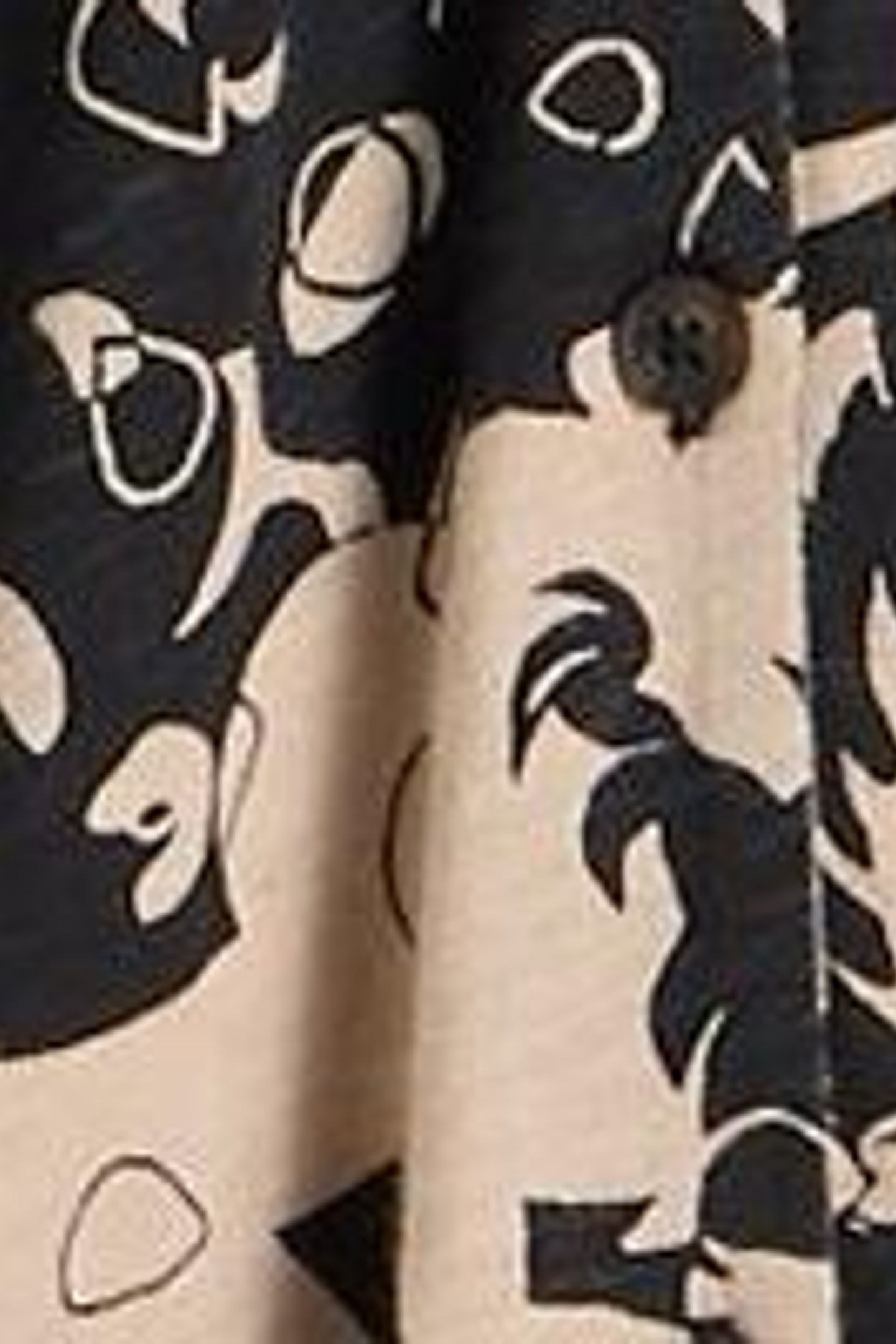 JONIE SHIRRED JERSEY DRESS BLACK PRINT 4