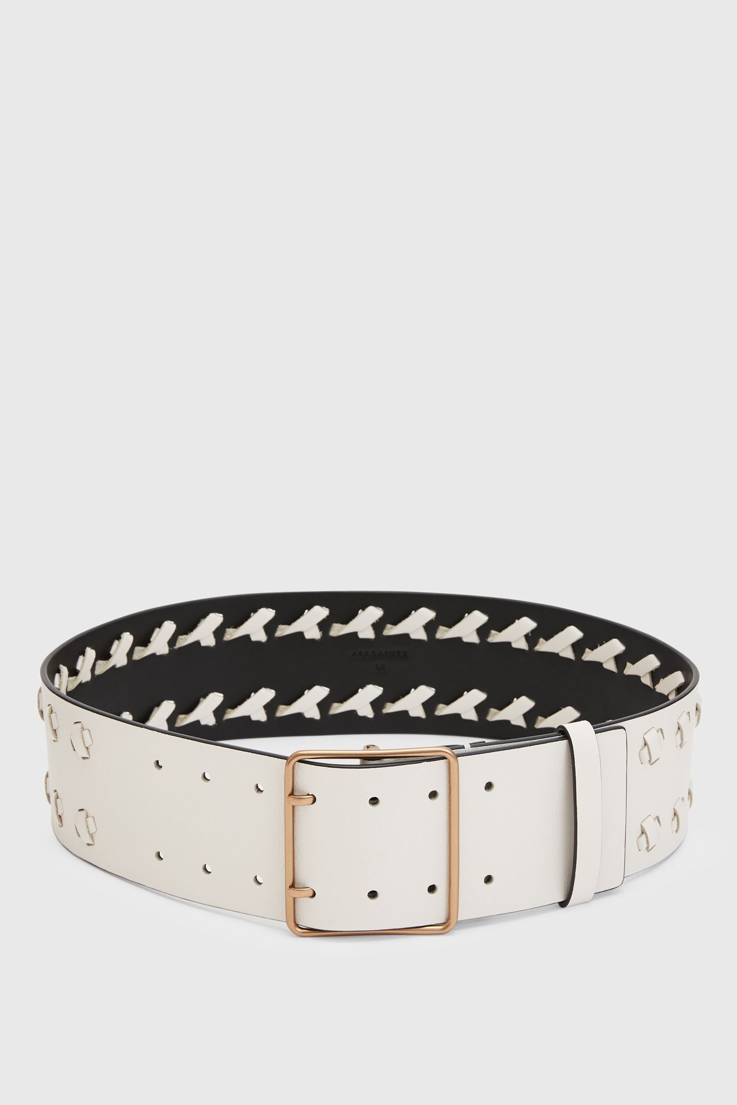 JULIA KNOT WIDE BELT SHELL WHITE 3
