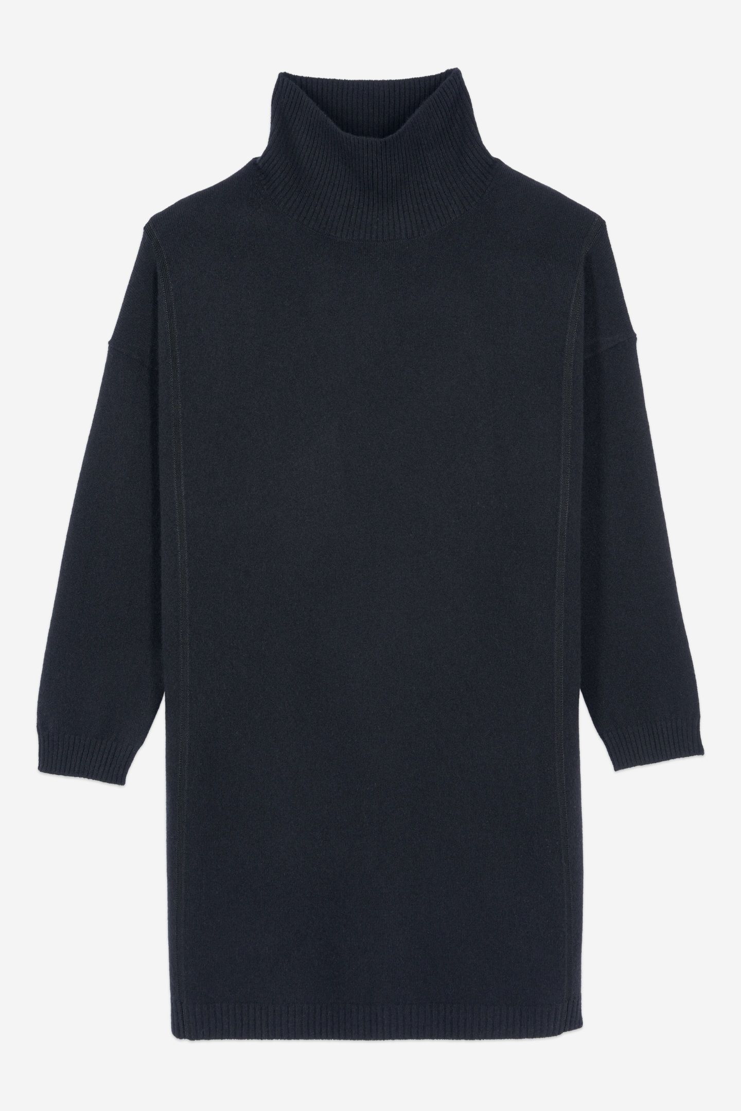 HIGH-NECK DRESS WITH SHINY DETAIL BLACK 3