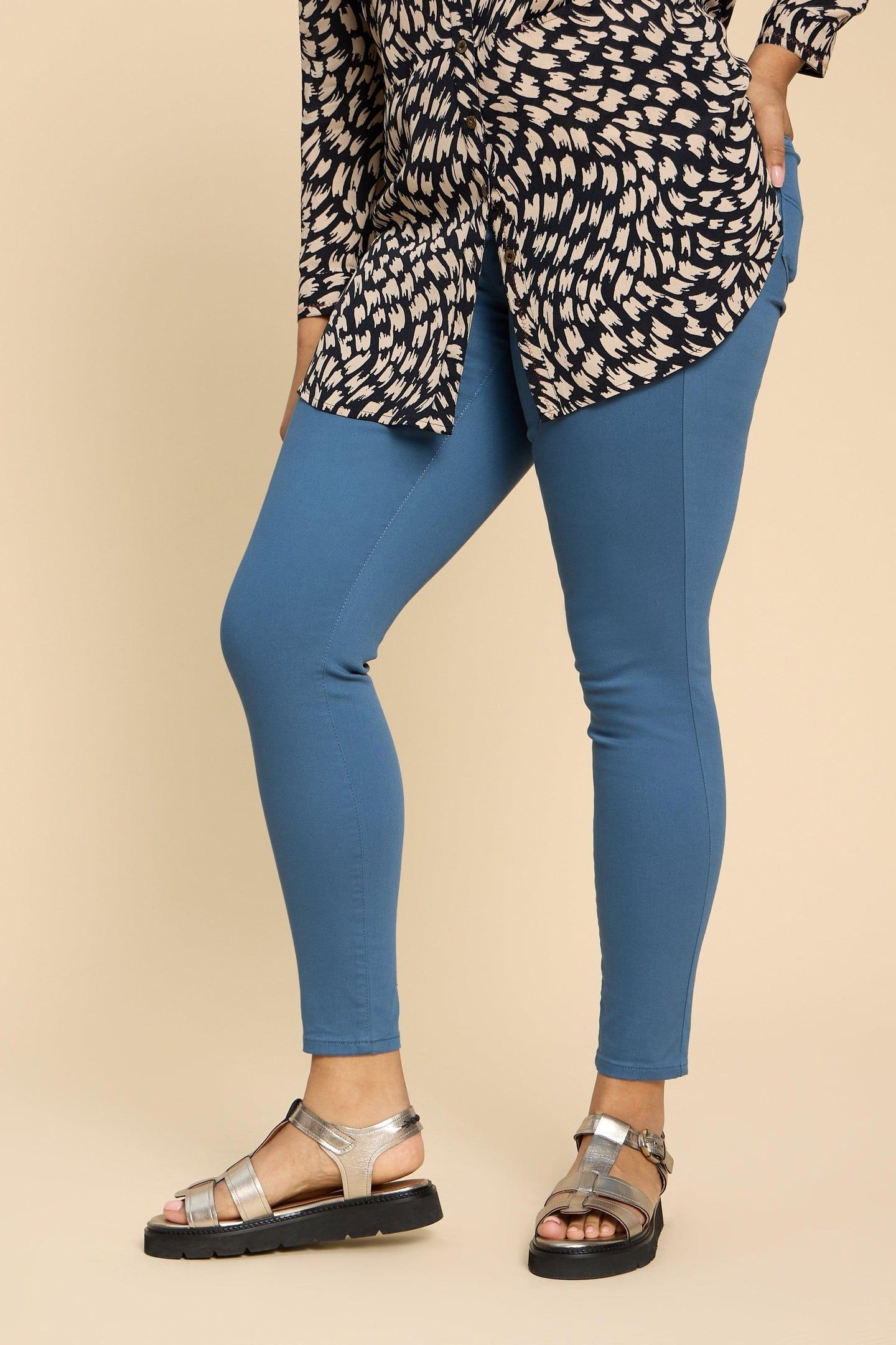 JANEY JEGGING MID BLUE 3