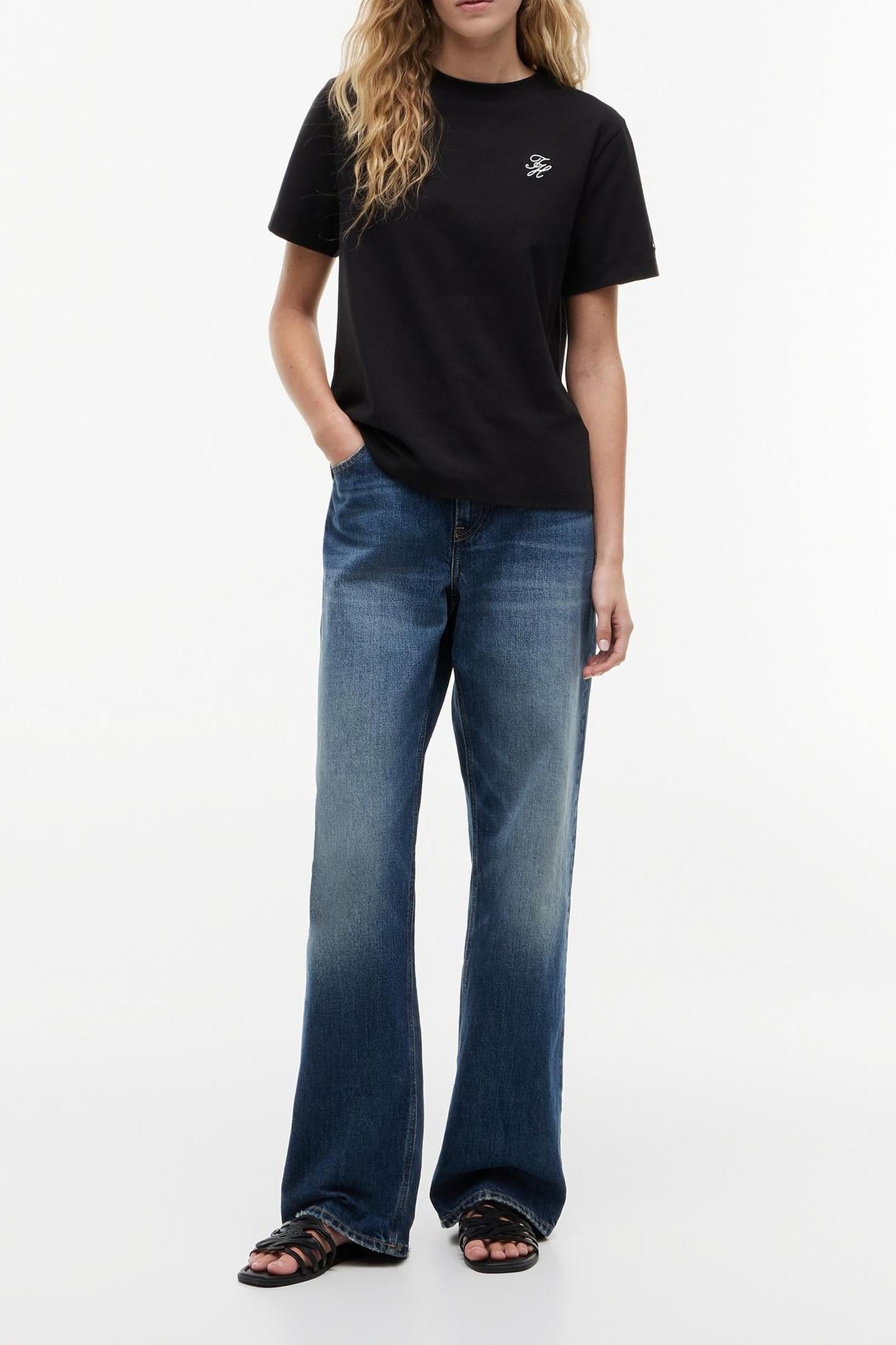 TH SCRIPT REGULAR C-NECK BLACK 3
