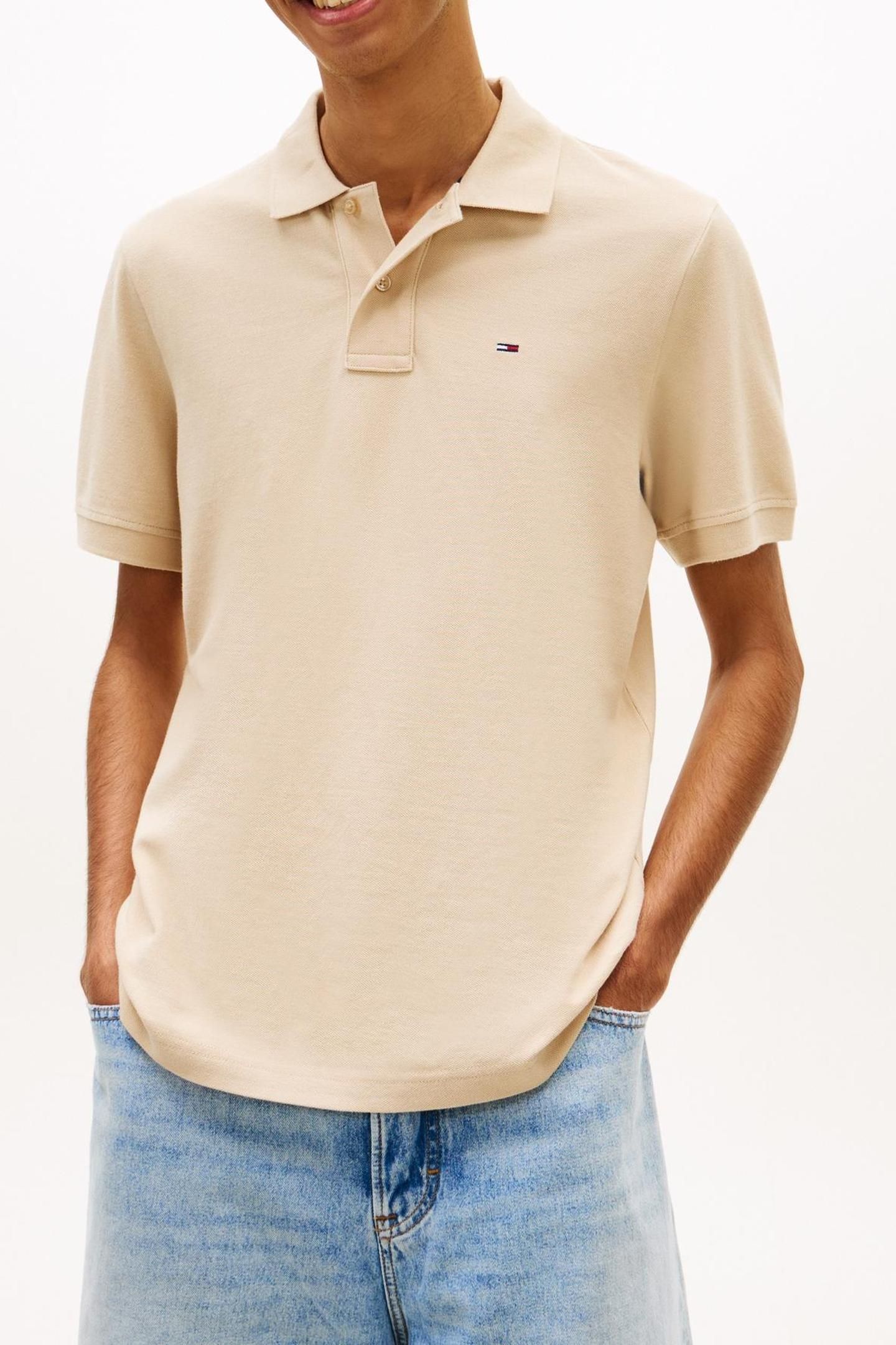 REGULAR ESSENTIAL POLO WHITE CLAY 1