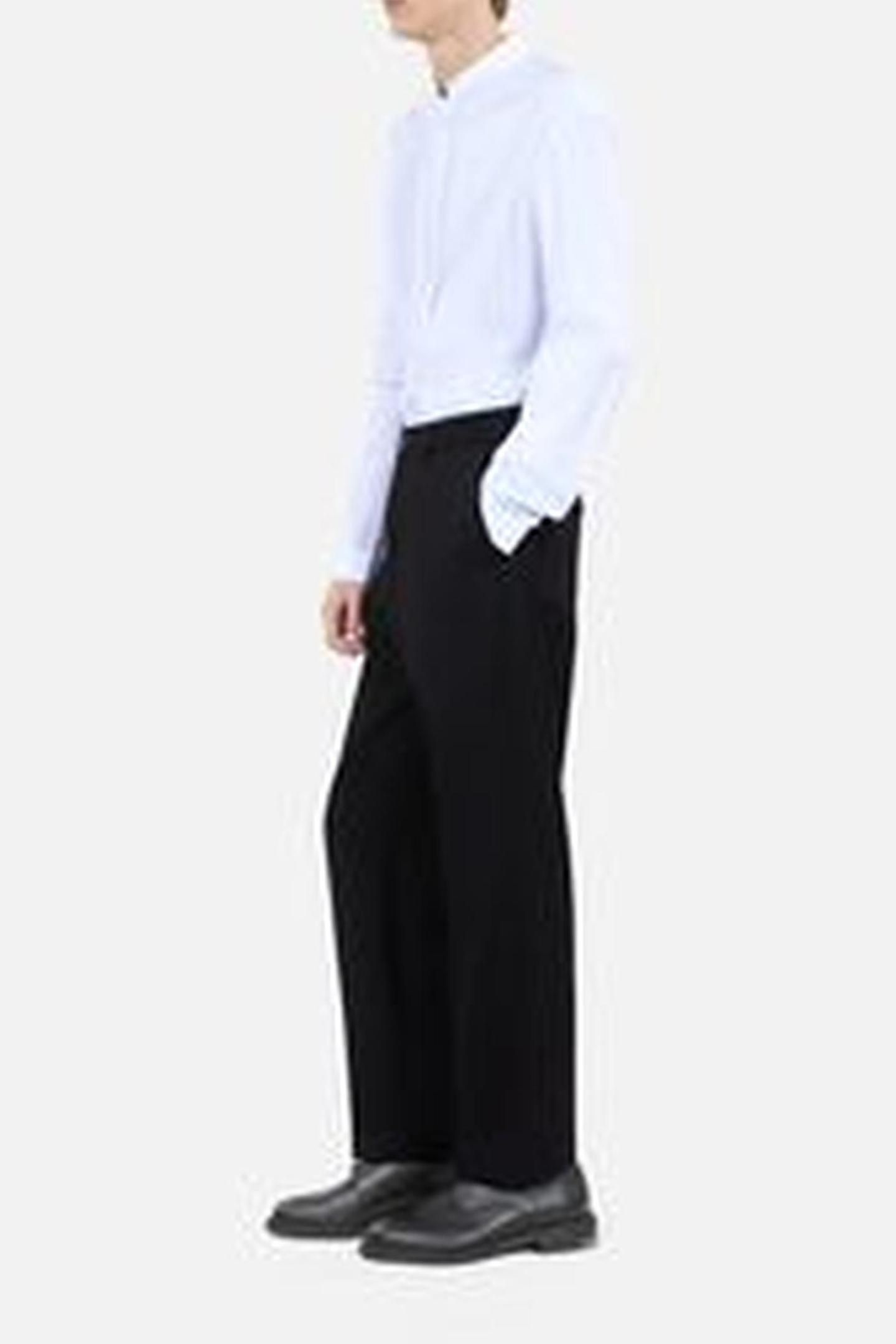 TROUSERS WITH PATCH POCKETS ON THE BACK BLACK 7