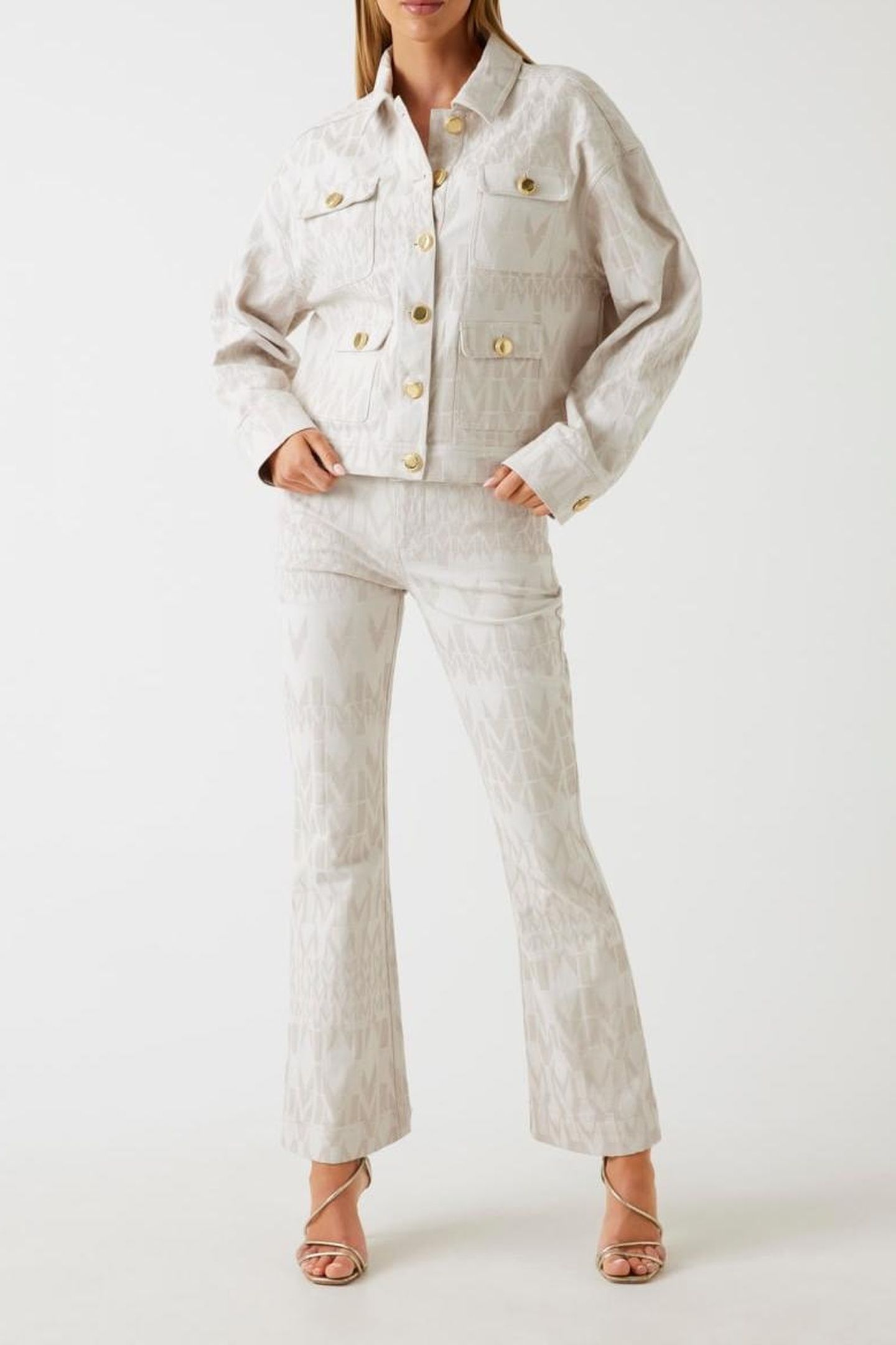 SARAH PATCH POCKET D MONOGRAM OFF WHITE 2