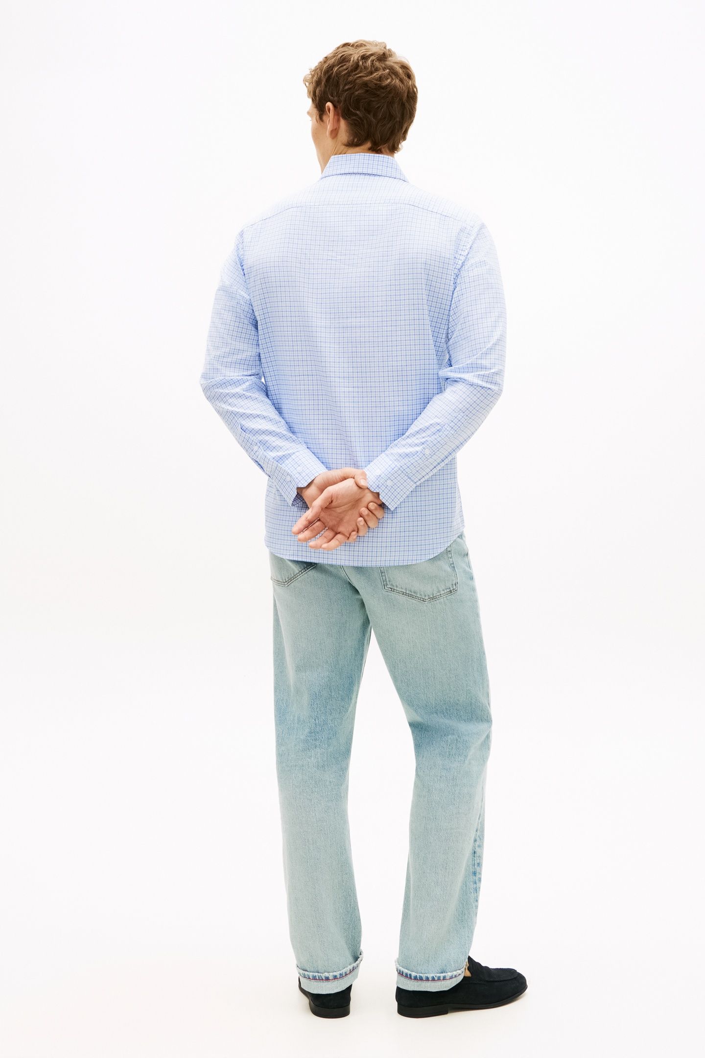 OXFORD BUSINESS SHIRT BLUE BELL MULTI 3