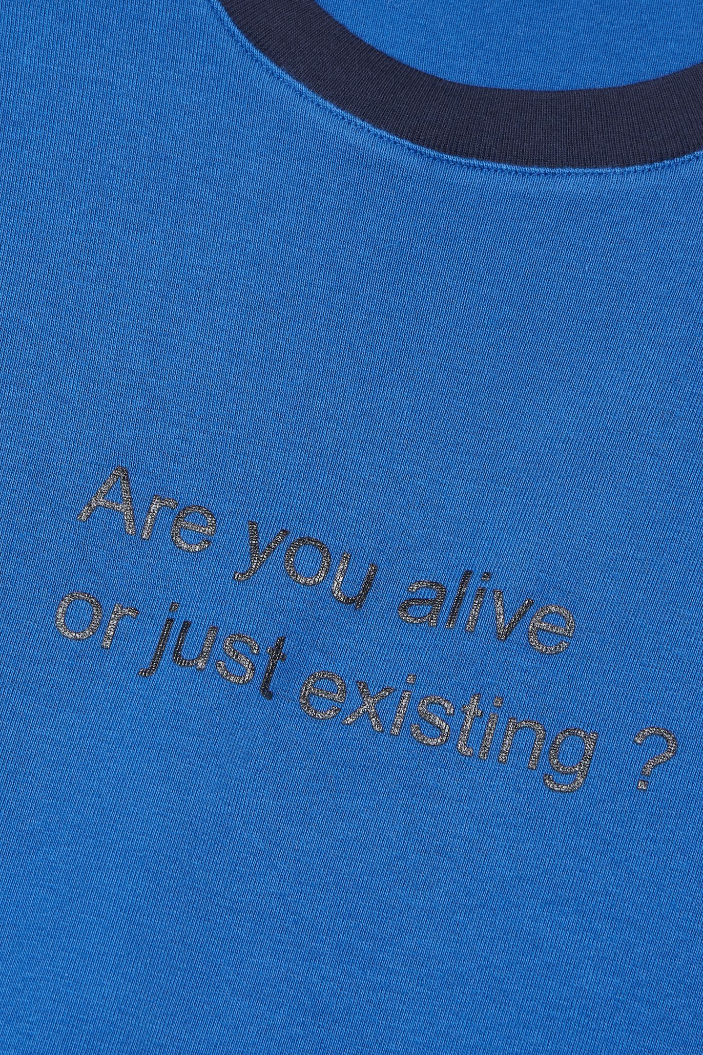 SHORT-SLEEVED T-SHIRT WITH PRINT ON THE FRONT BLUE BRUT 6