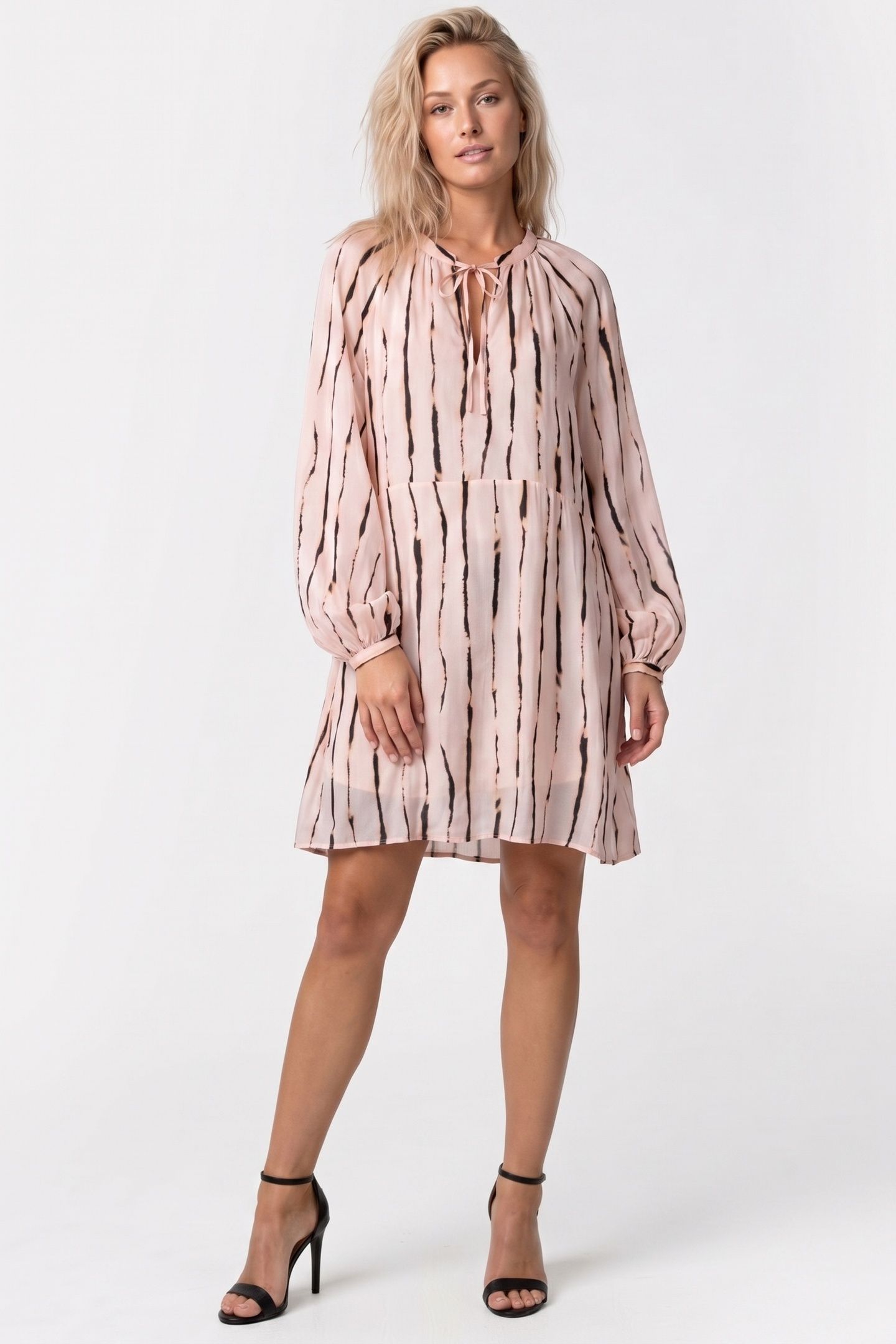 FREDRIKA AOP DRESS PINK 1