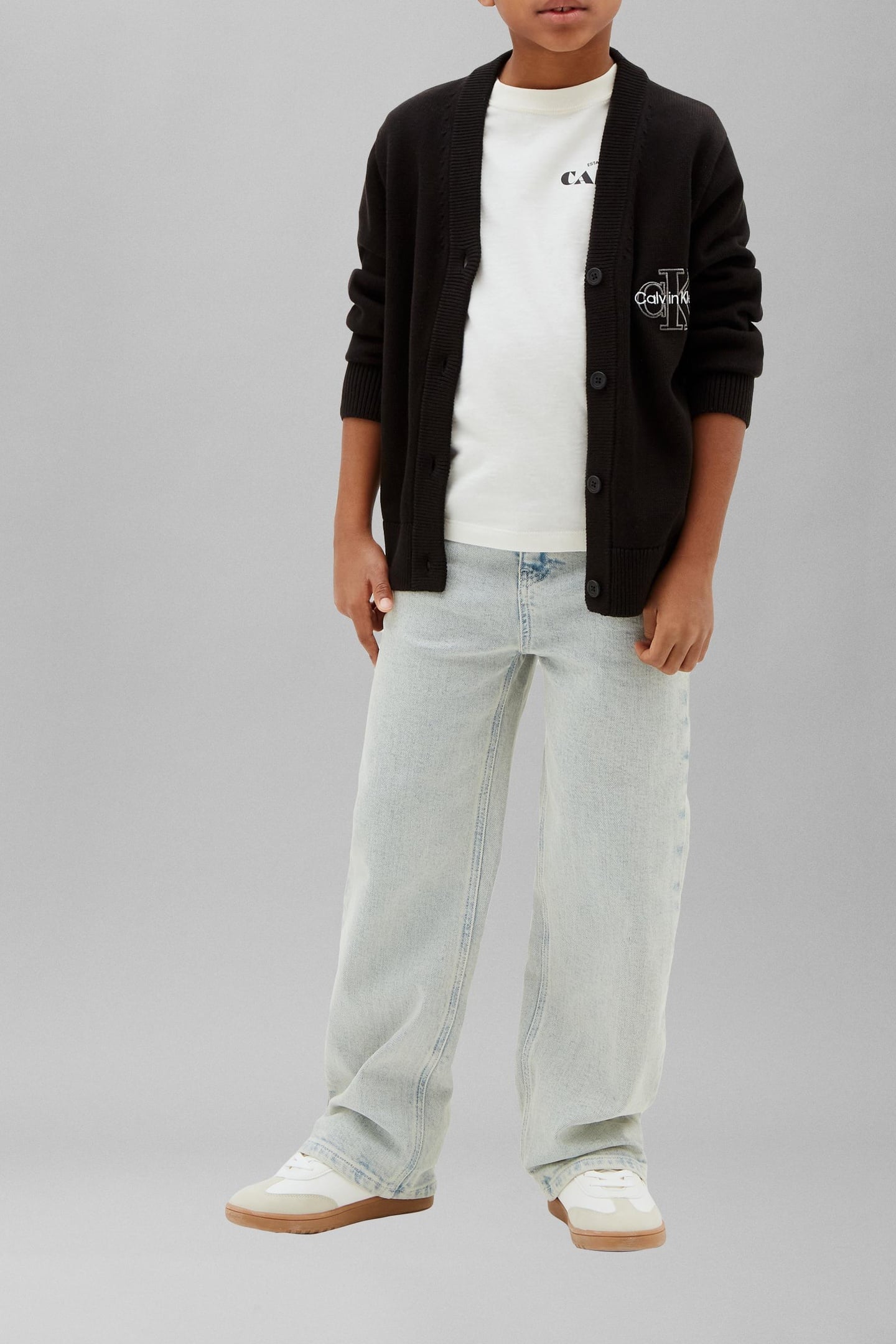 BOYS CALVIN SMALL CHEST LOGO TEE CITADEL 6
