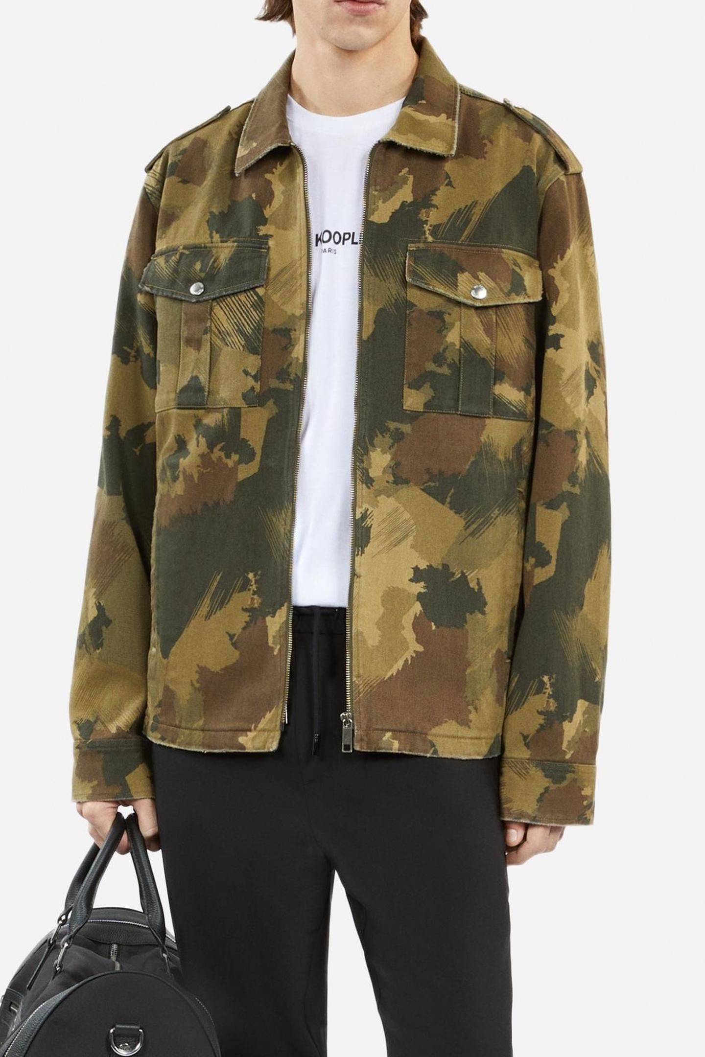 MILITARY JACKET WITH PATCH POCKETS AND ZIPPER CAMOUFLAGE_01 3