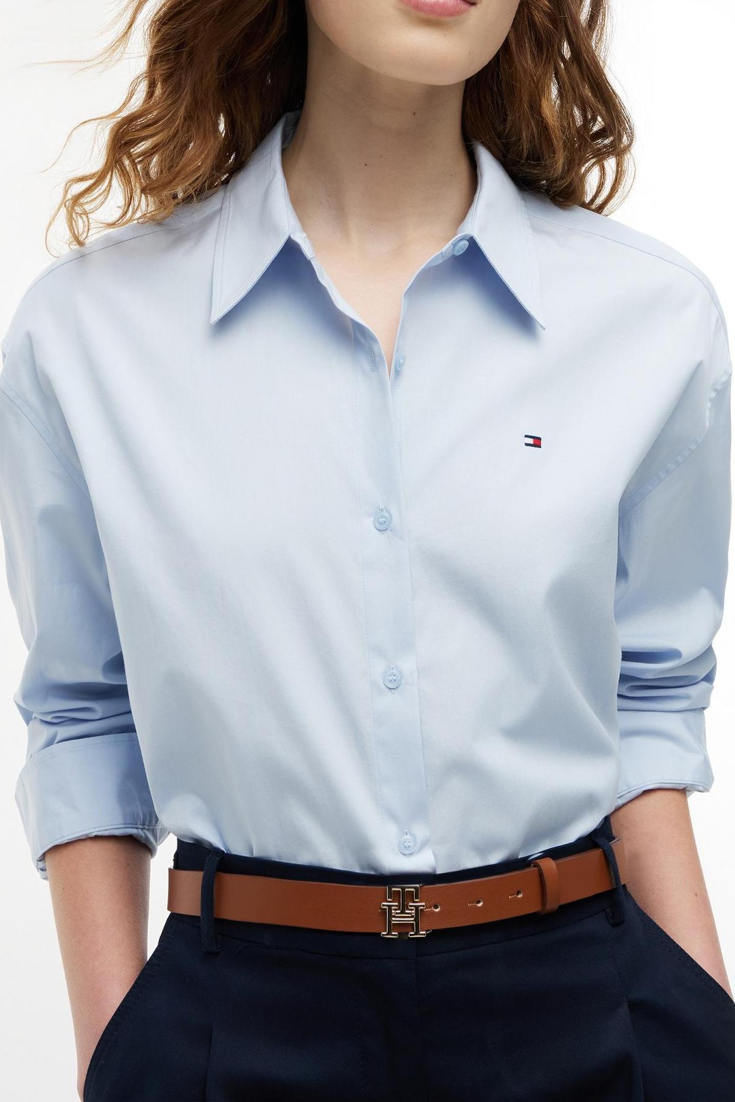 SUMMER POPLIN LS BOXY BREEZY BLUE 5