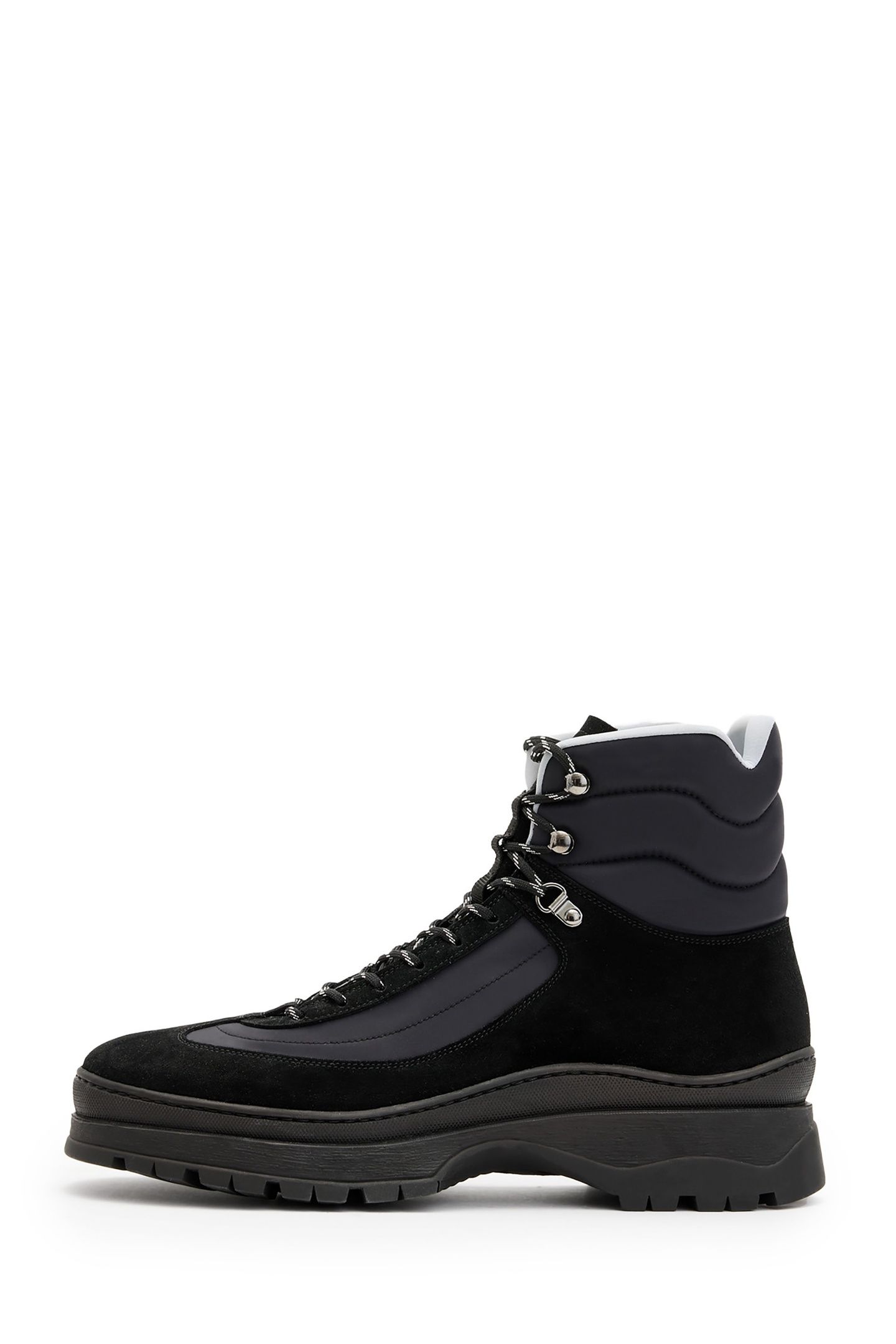 LUCAS SUEDE HIKER BLACK 1