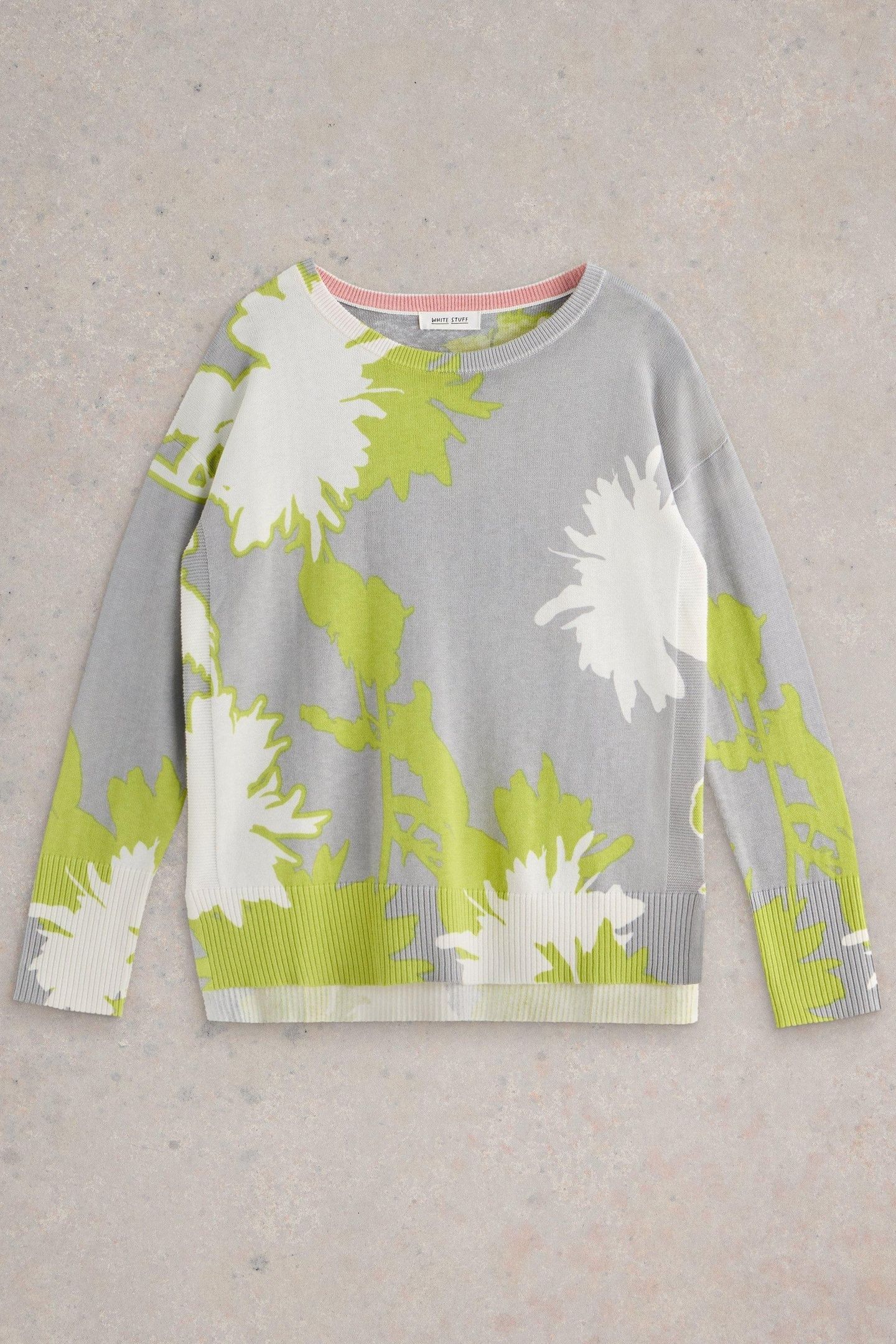 OLIVE FLORAL JUMPER GREY PRINT 3