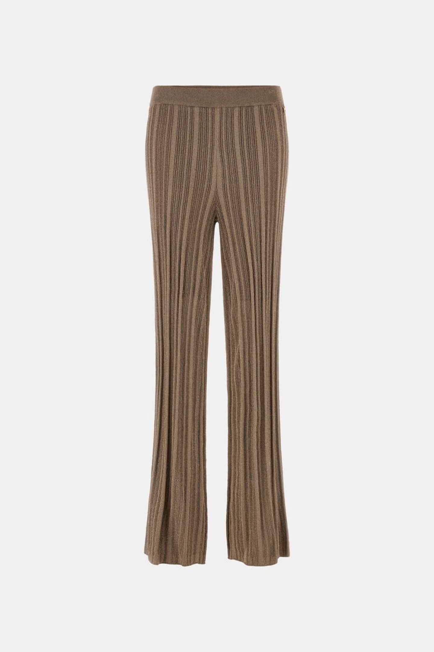 GIA RIBBED SWTR PANT NATURAL ALMOND + GOL 5