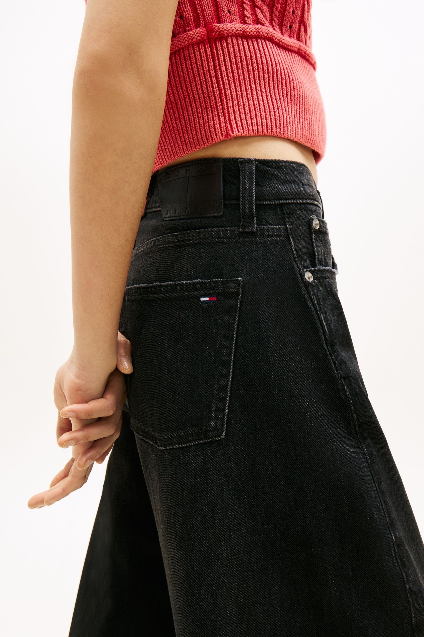 ELLA MID BARREL DENIM BLACK 5