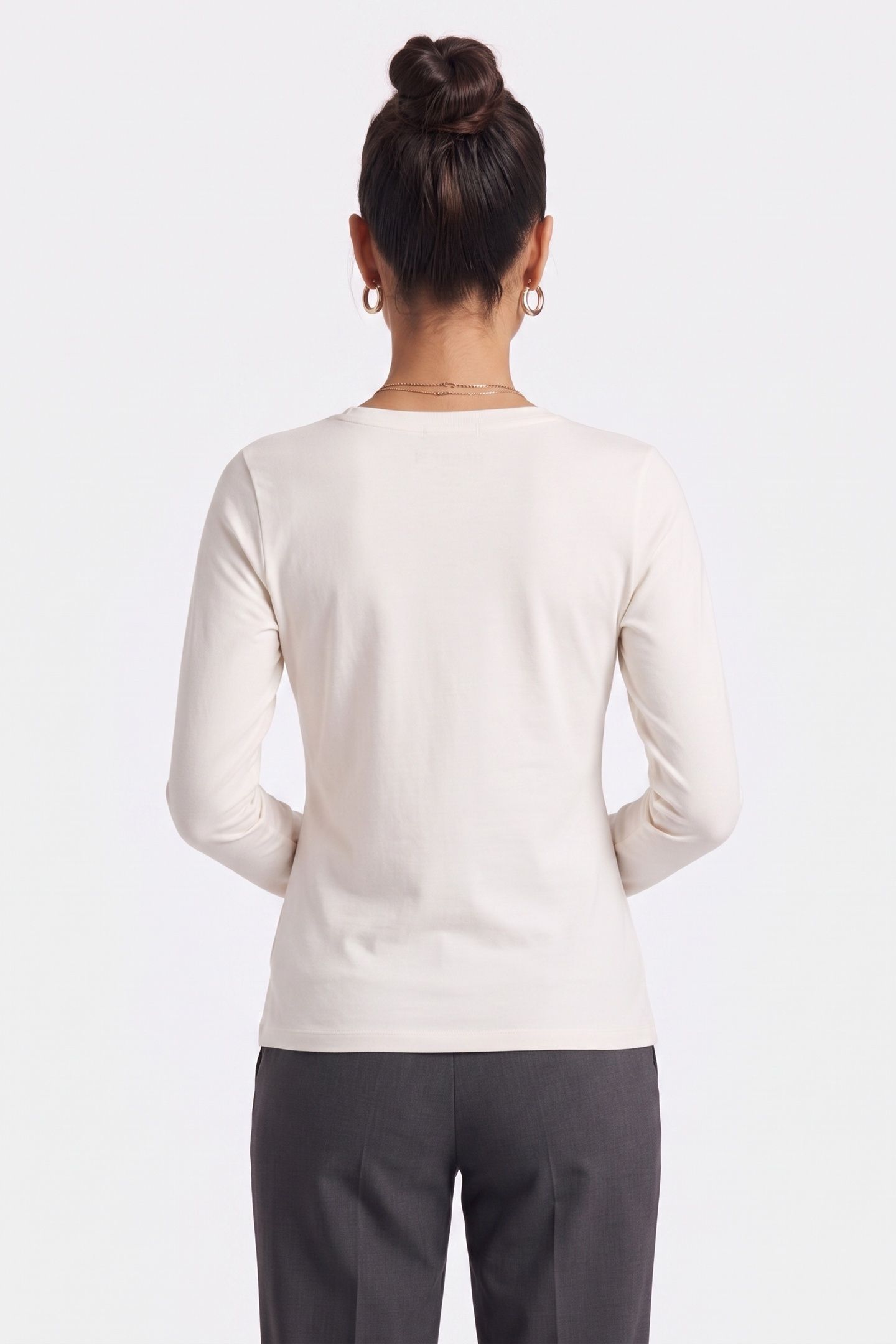 GUESS ECO LS CN PYTHON LOGO TE CREAM WHITE 2