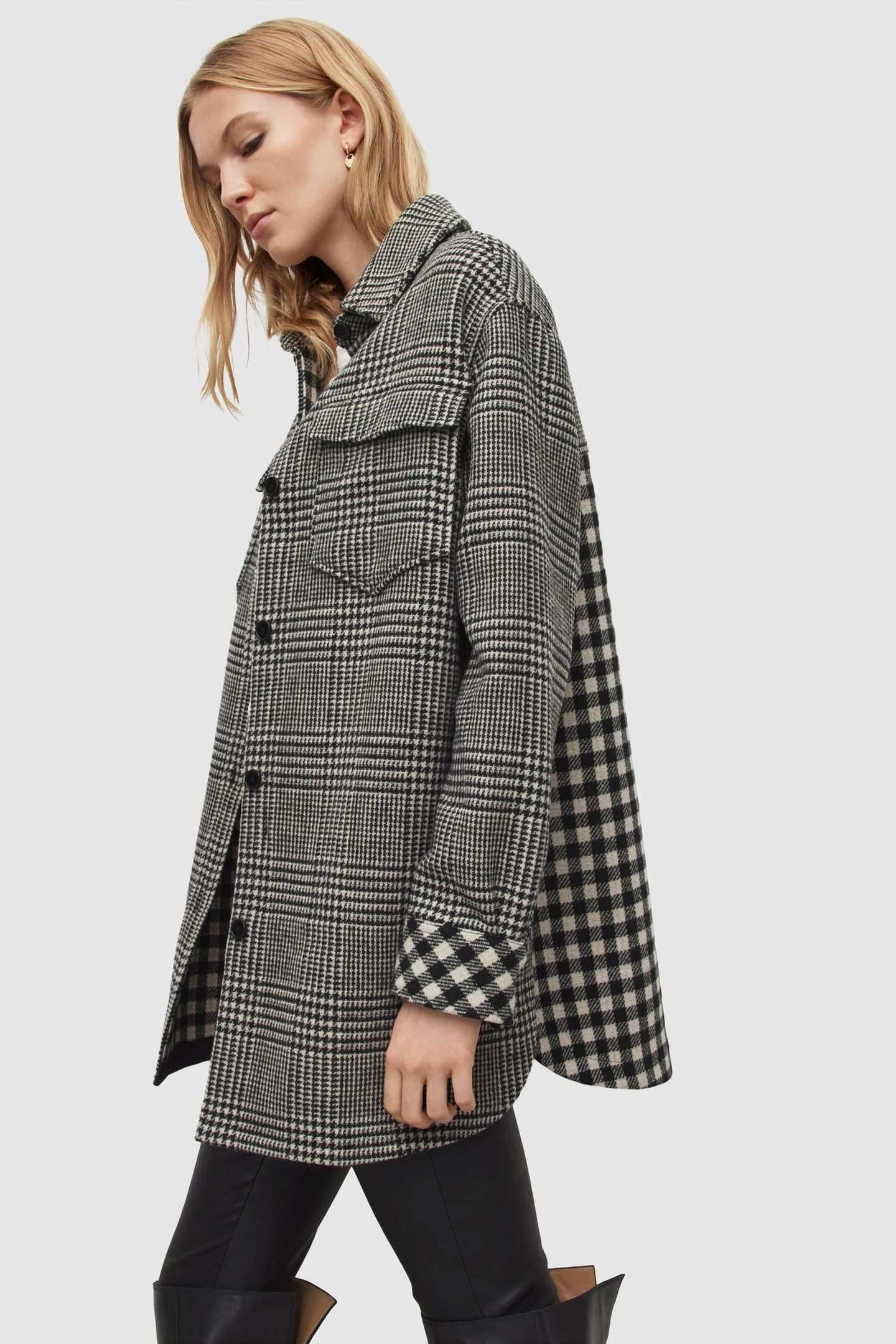 SOPHIE MONO JACKET BLACK/WHITE 3