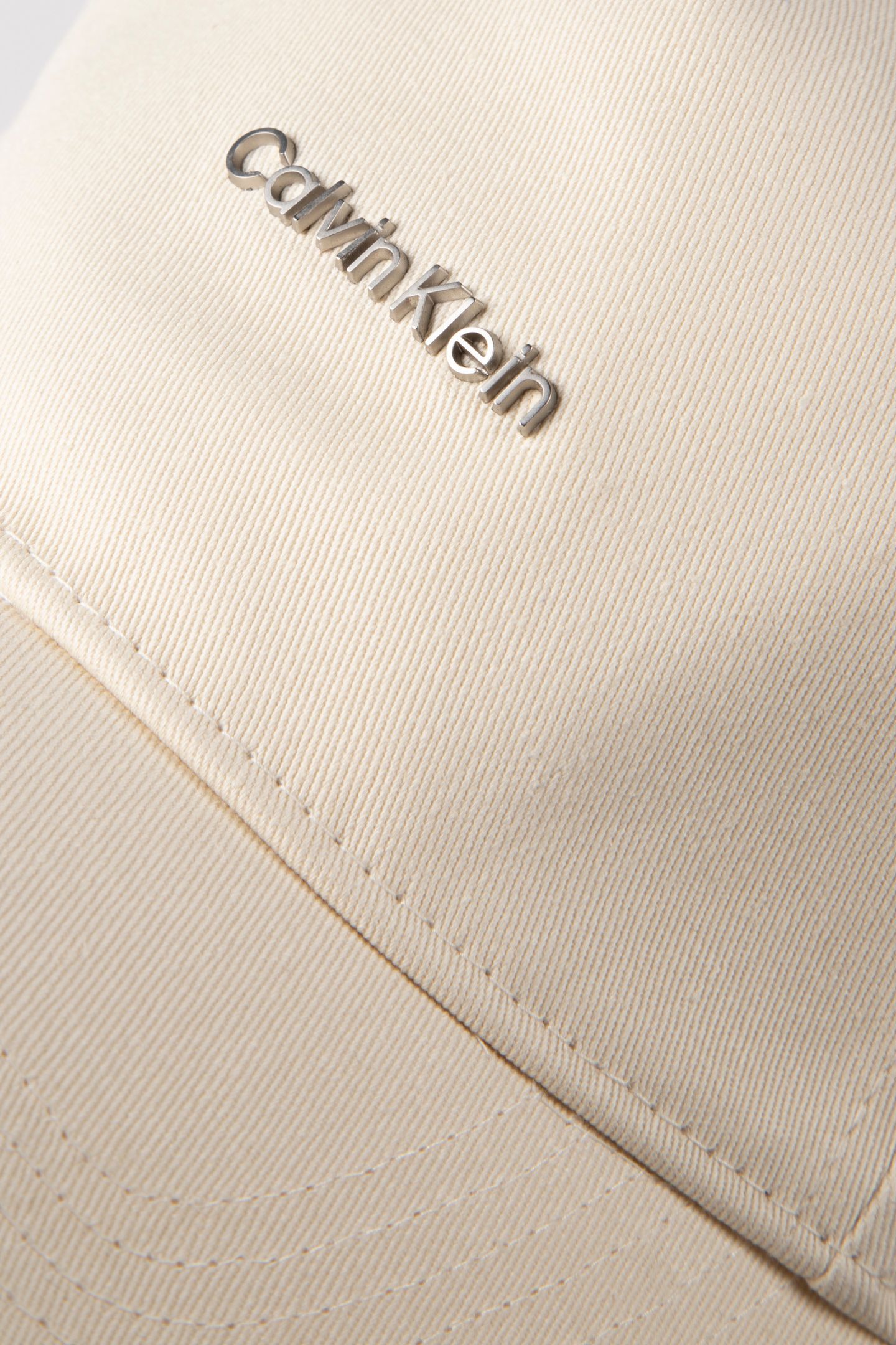 COTTON TWILL CAP WITH HARDWARE CLASP BONE WHITE 5