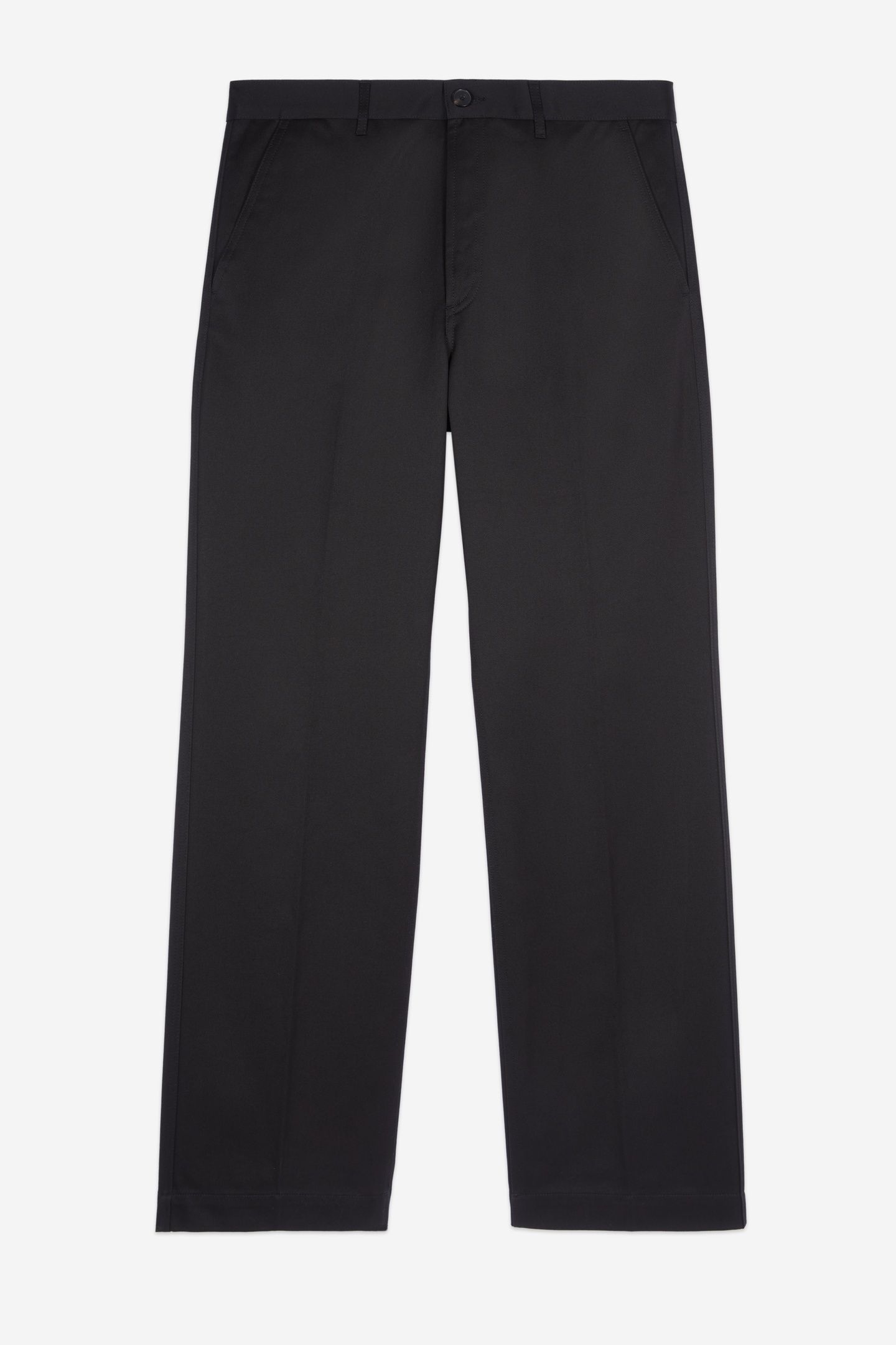 WIDE-LEG TROUSERS WITH EMBROIDERY AND RIVET BLACK 3