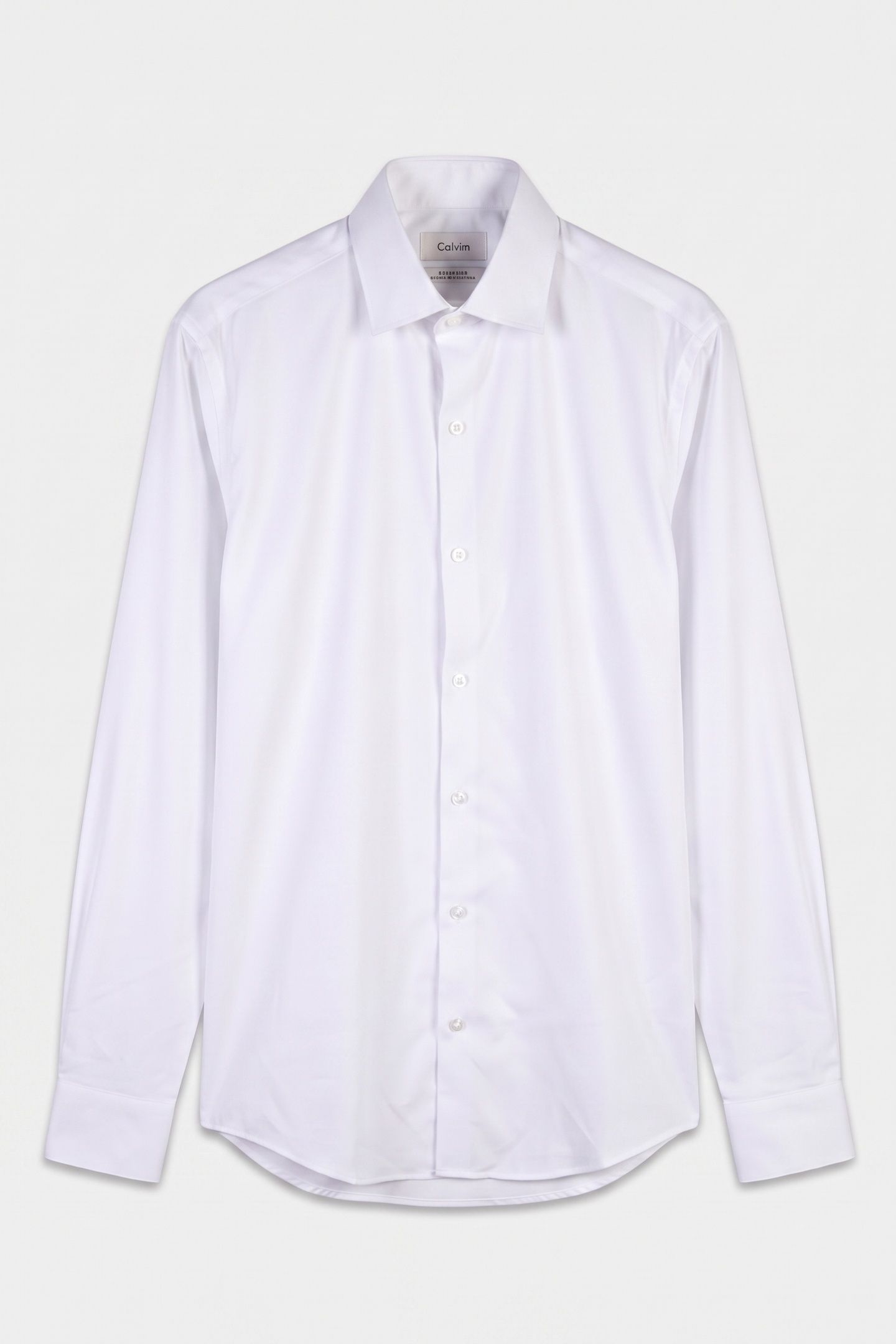 SLIM ESSENTIAL TWILL SHIRT WHITE 3