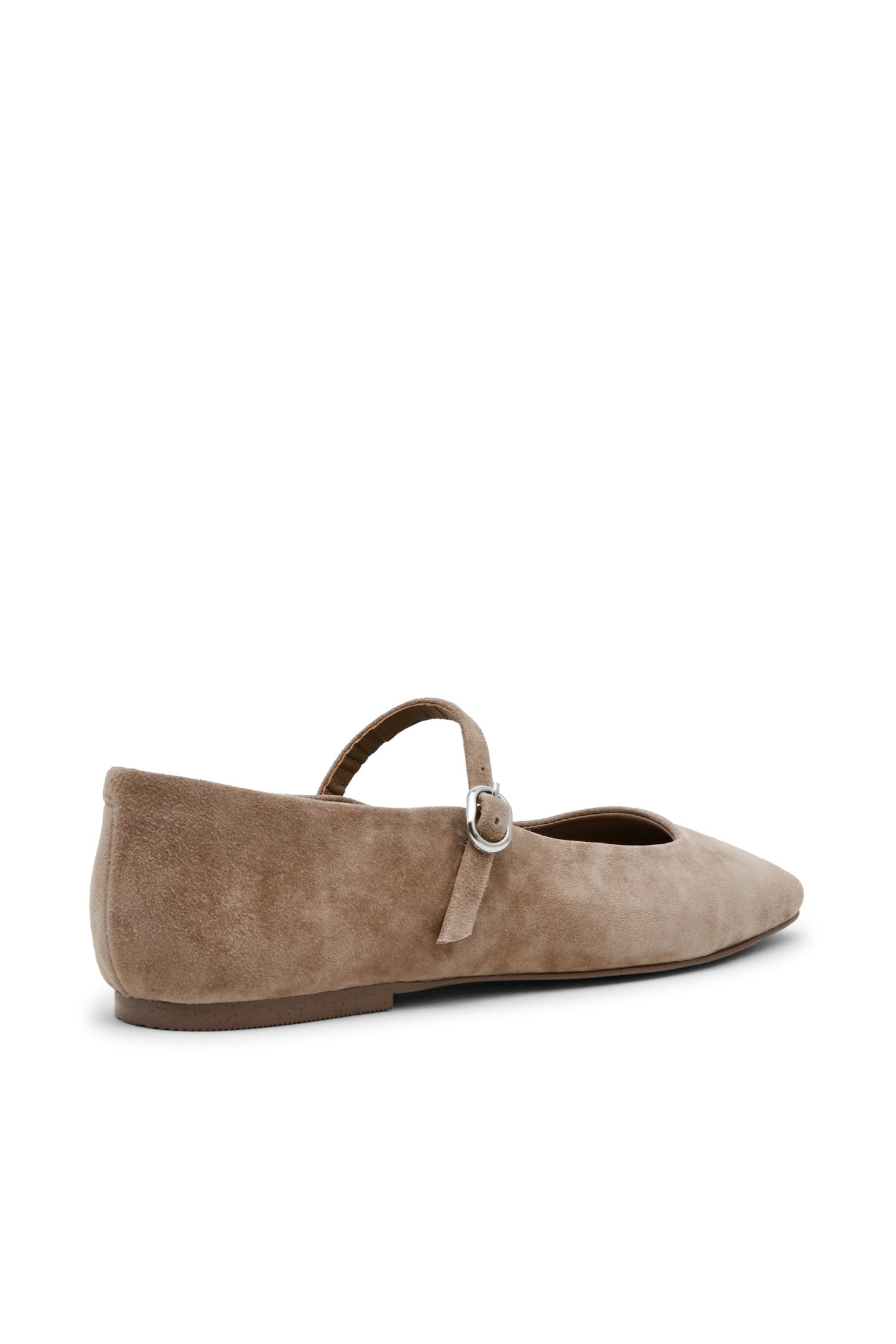 MAPLE FLAT SHOES TAUPE SUEDE 4