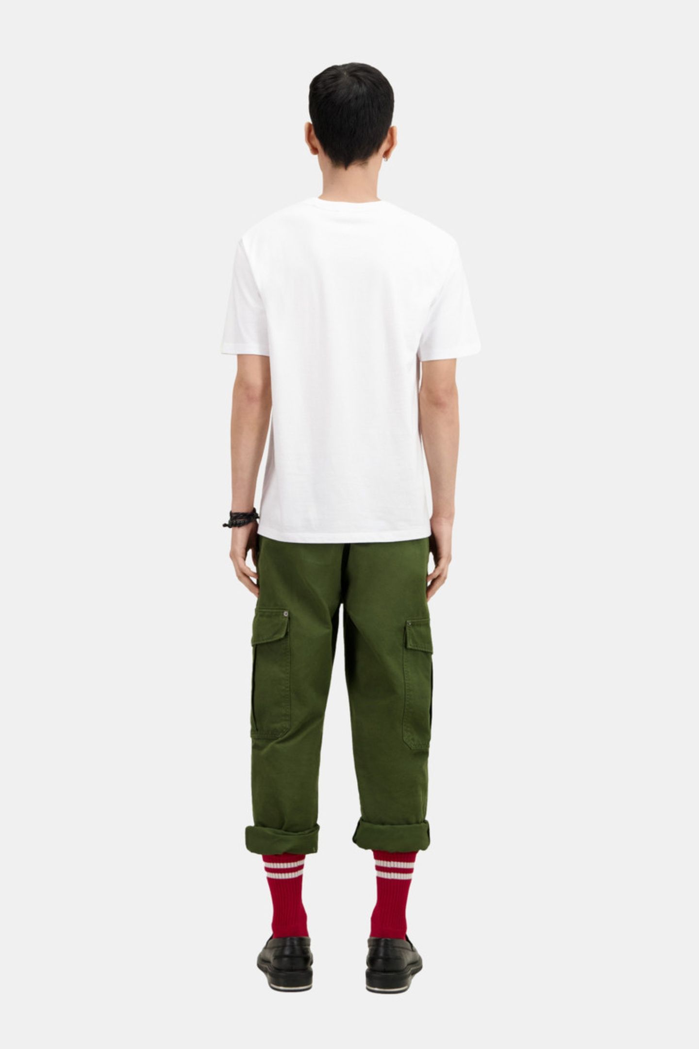 SHORT-SLEEVED T-SHIRT WITH EMBROIDERY AND SKULL PRINT WHITE 3