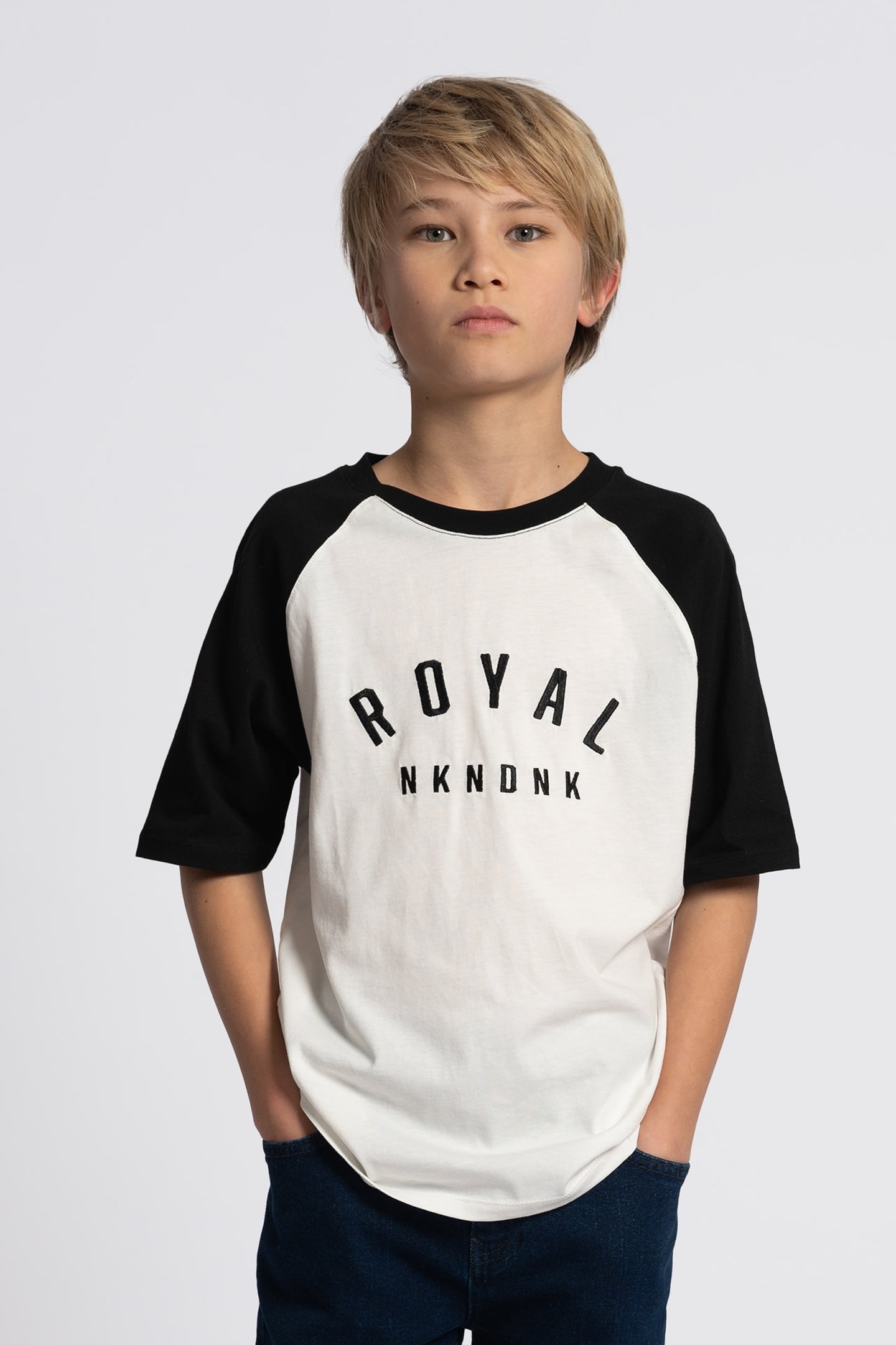 ROYAL T-SHIRT OFF WHITE/BLACK 1
